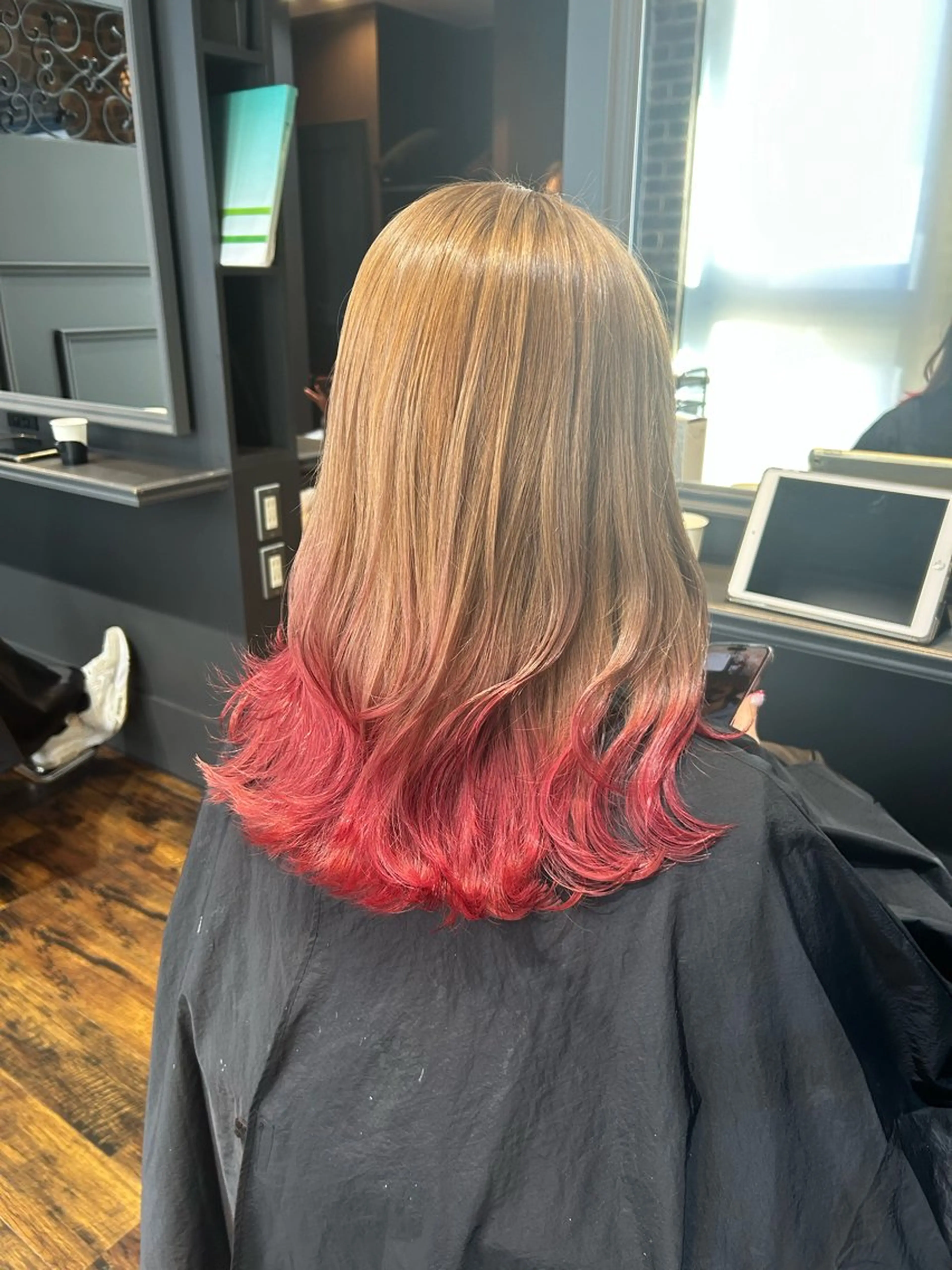 ミディアム カラー カット ヘアカラー トリートメント Rina 🫧のヘアスタイル