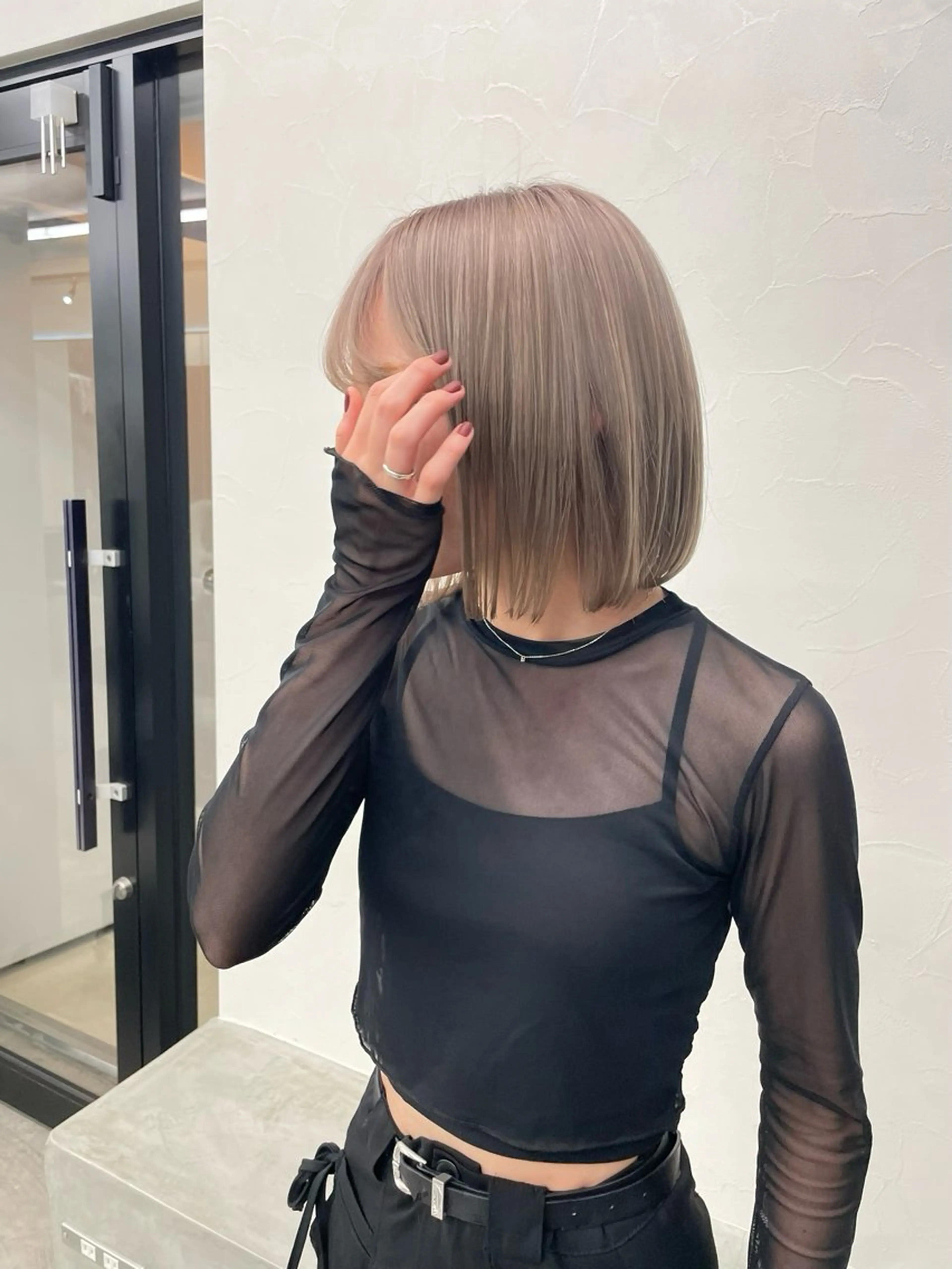 ショート カラー 大人可愛い/透明感 カラー🐰RINAのヘアスタイル