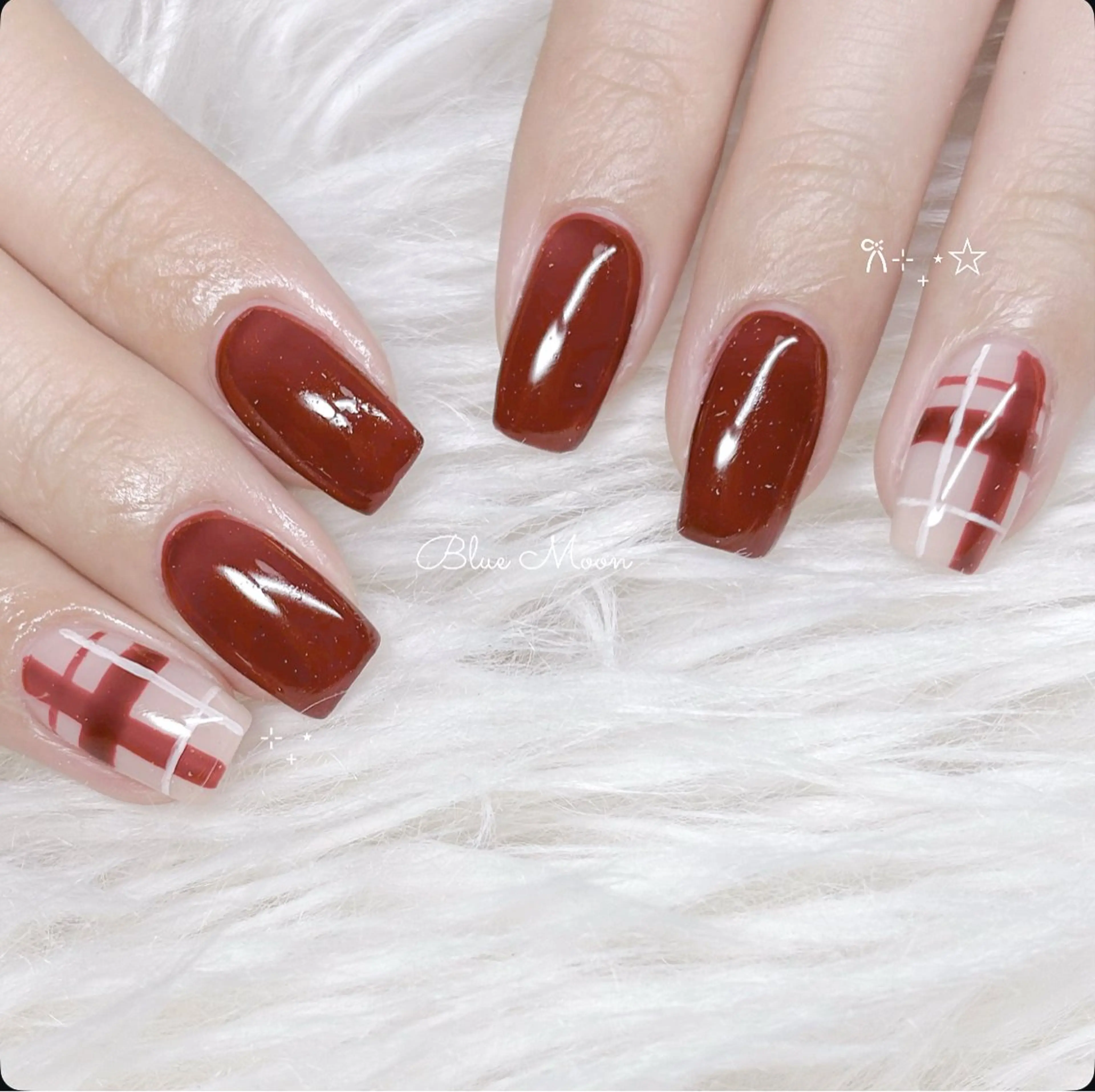 ネイル ハンドネイル フットネイル nail salon Blue Moonのネイルデザイン