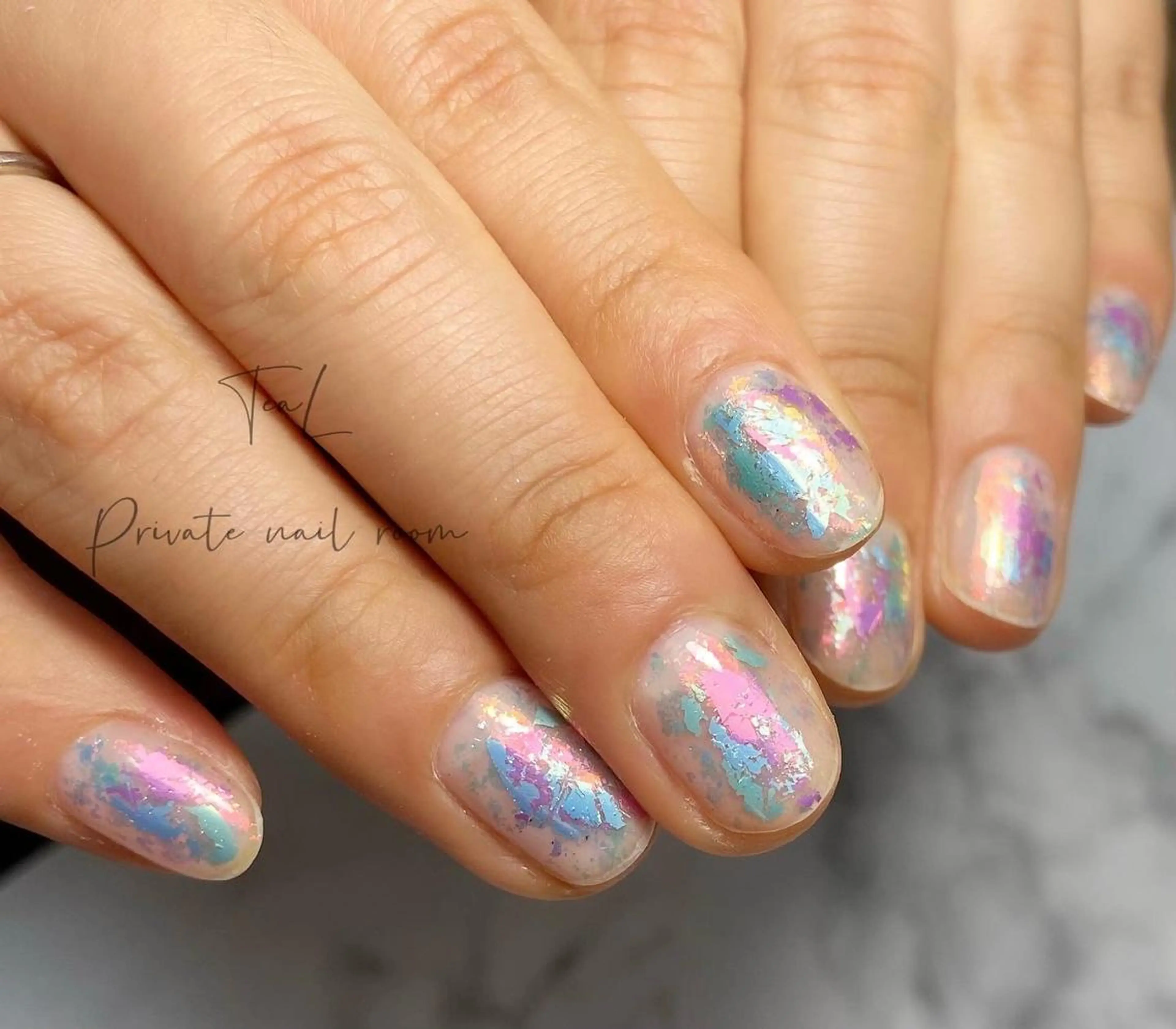 ネイル ハンドネイル TeaL nailのネイルデザイン