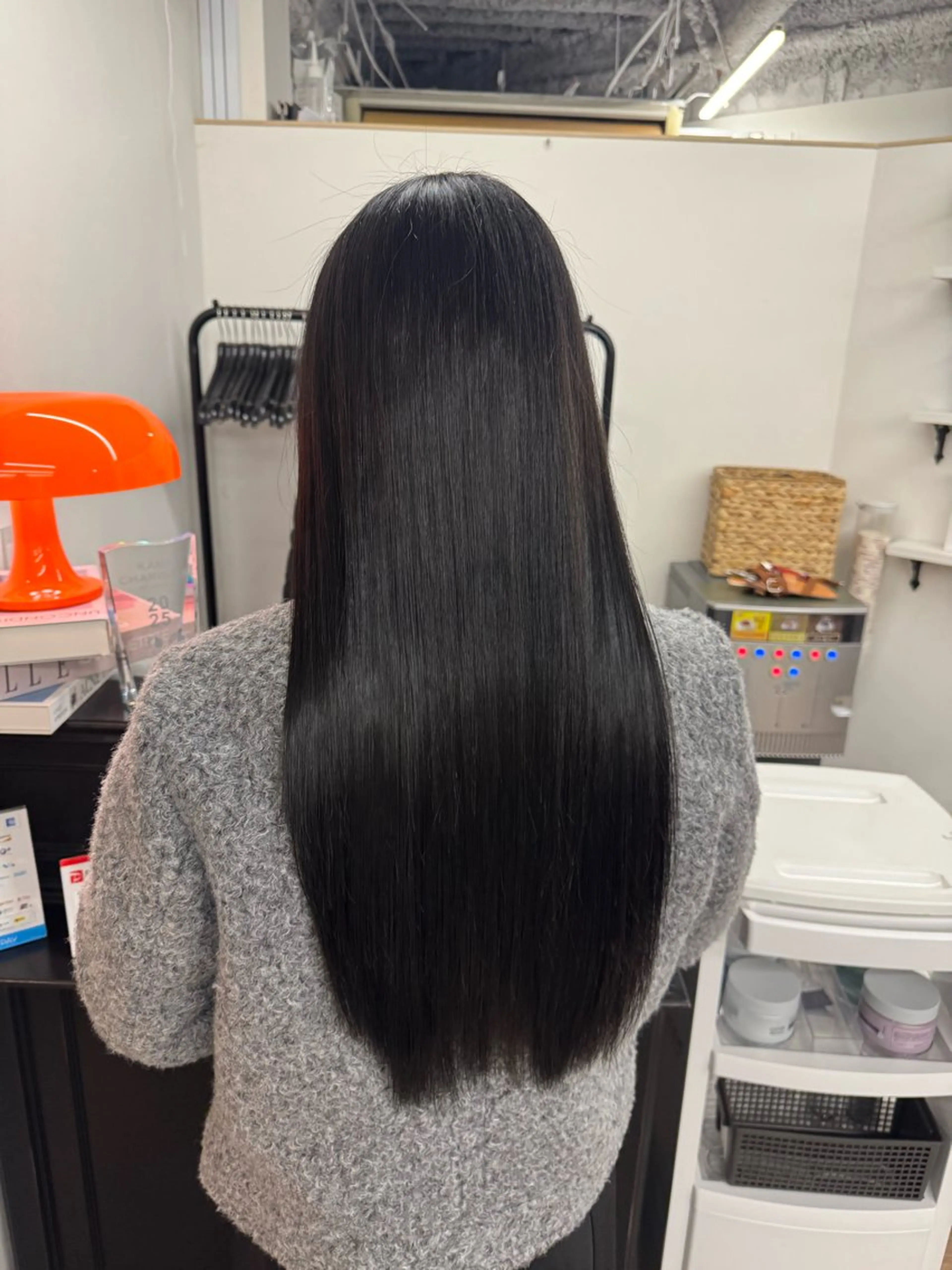 縮毛矯正＋カット＋コーティングトリートメント(施術時間4時間)※髪の長さによって時間かわりますの写真