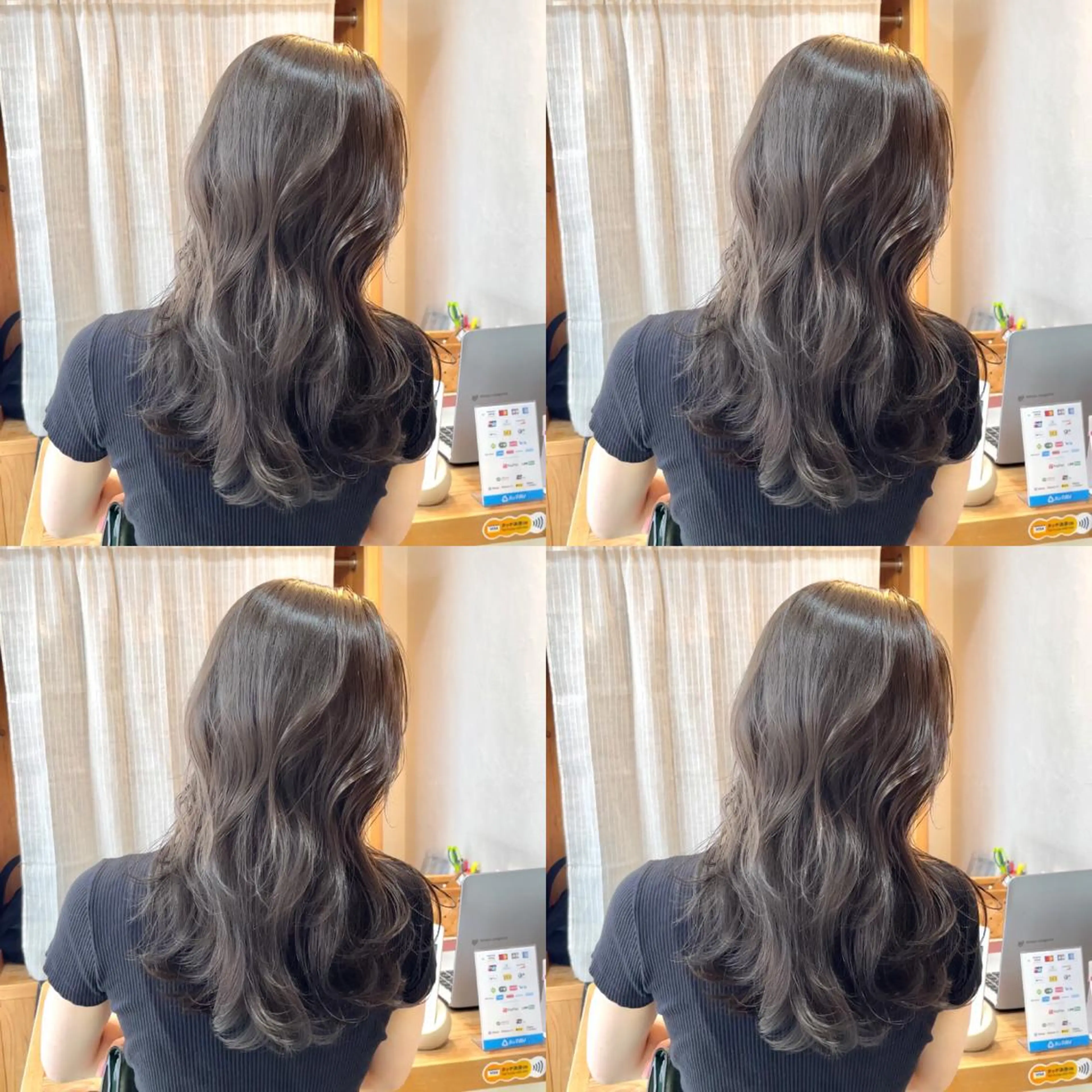 セミロング カラー 透明感カラー デザインカラー イヤリングカラー グレージュ インナーカラー カット ヘアカラー トリートメント ヘッドスパ 大人可愛い透明感🌟 小顔・韓国髪🌟野中のヘアスタイル