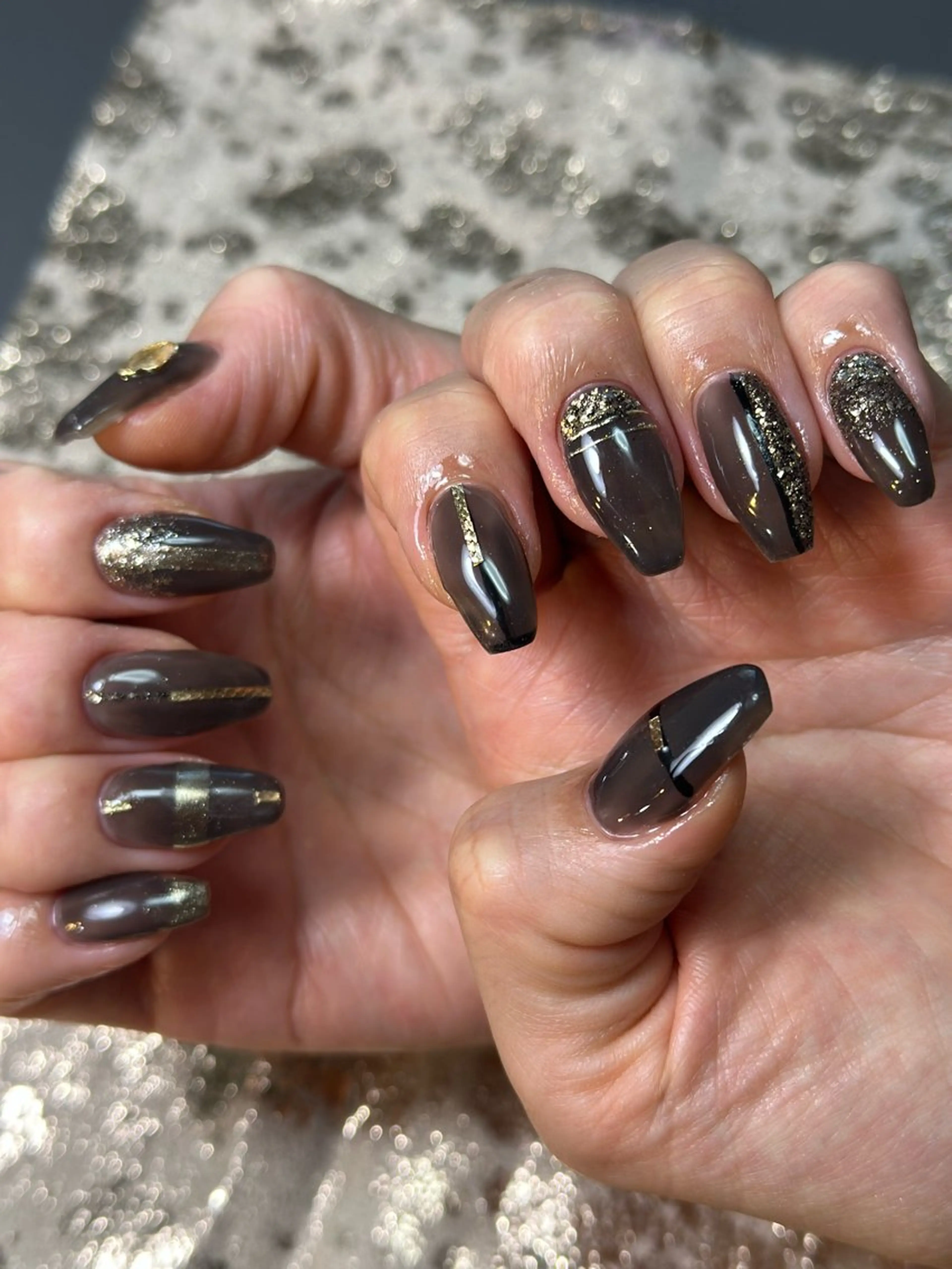 ネイル La vie mi nailニュアンスのネイルデザイン