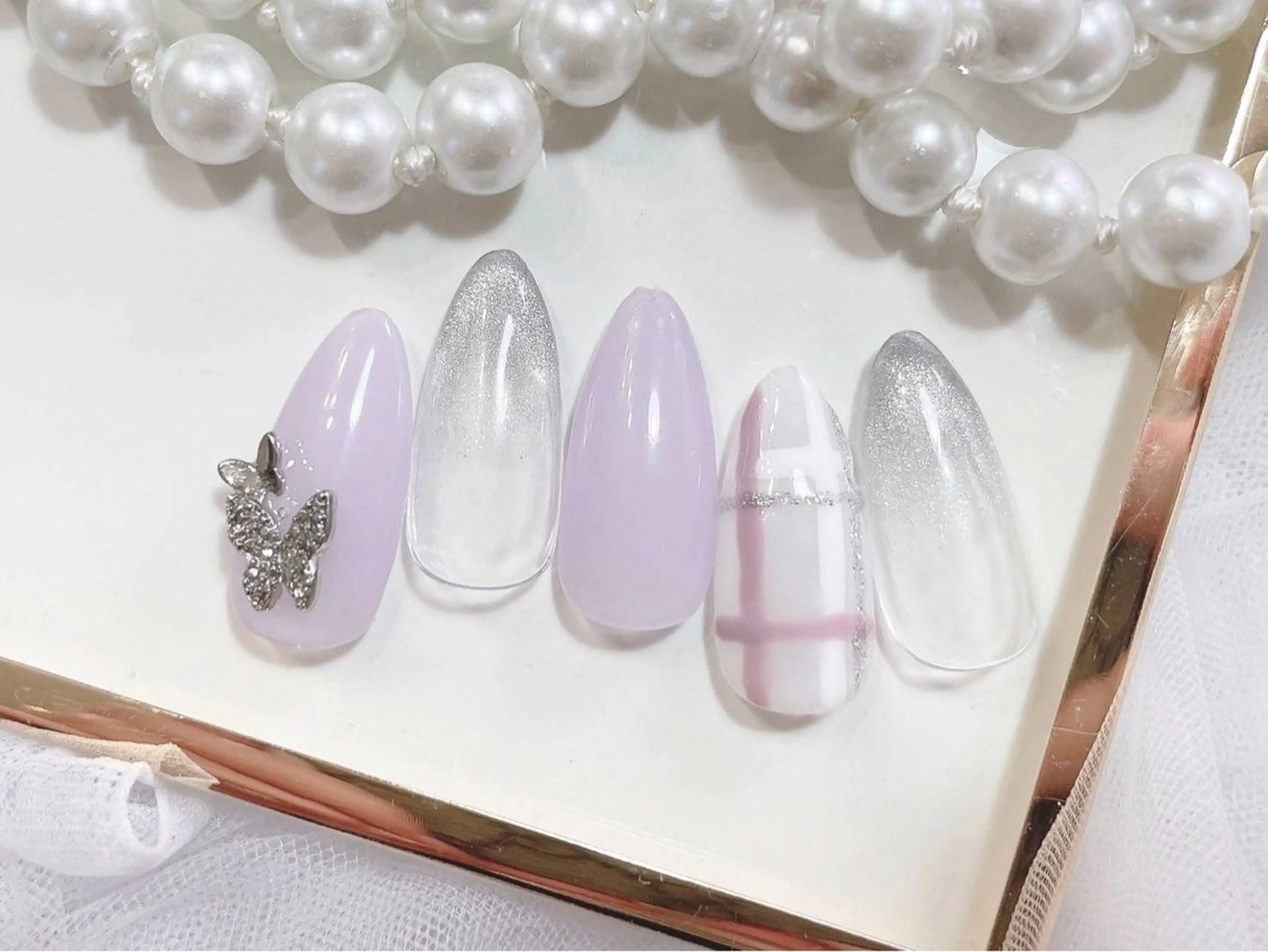 ネイル シンプルネイル ワンホンネイル 【パラジェル・フィルイン】Nailsalon　Merci東中野所属・Merci shigaのネイルデザイン