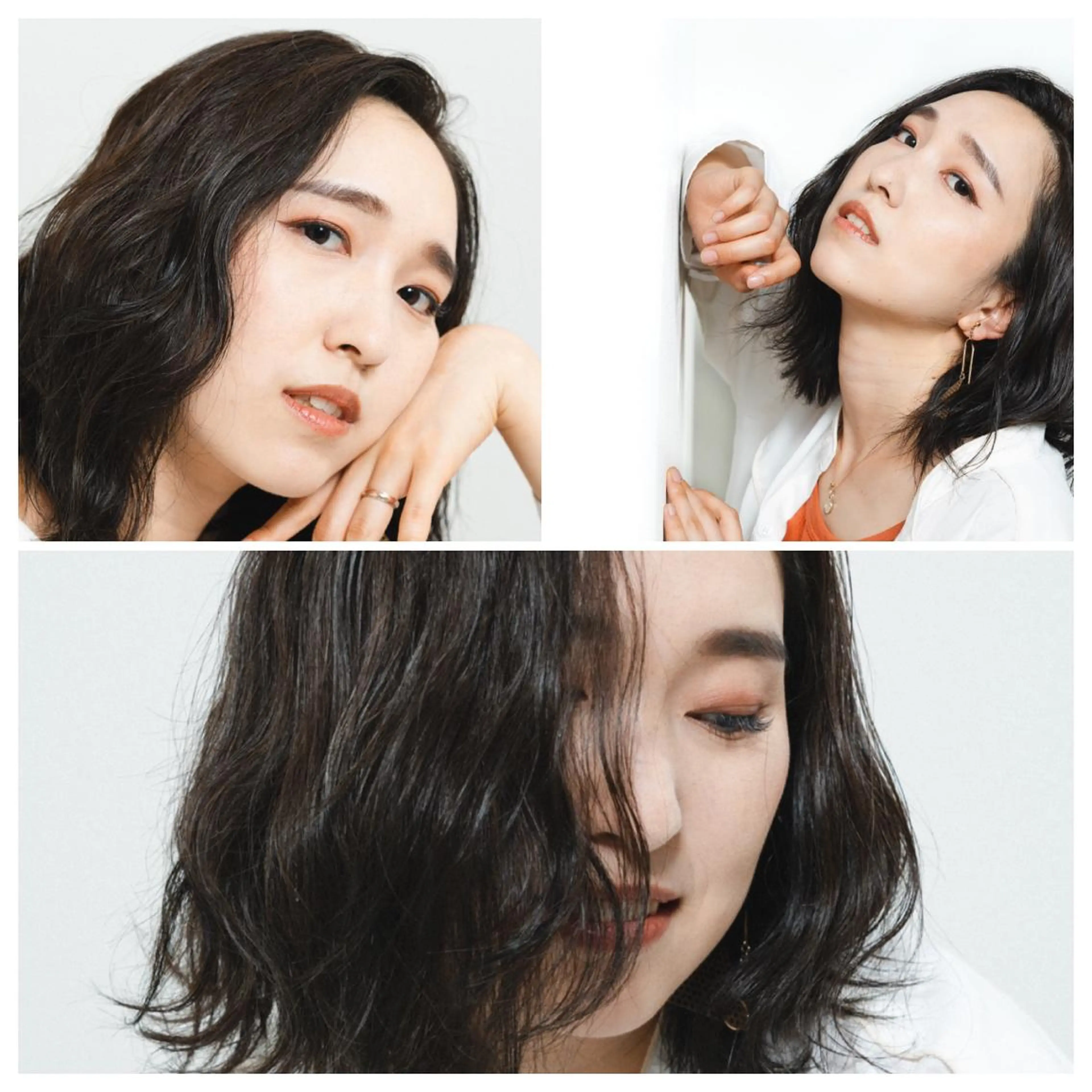 セミロング シェアハピ 隼人のヘアスタイル