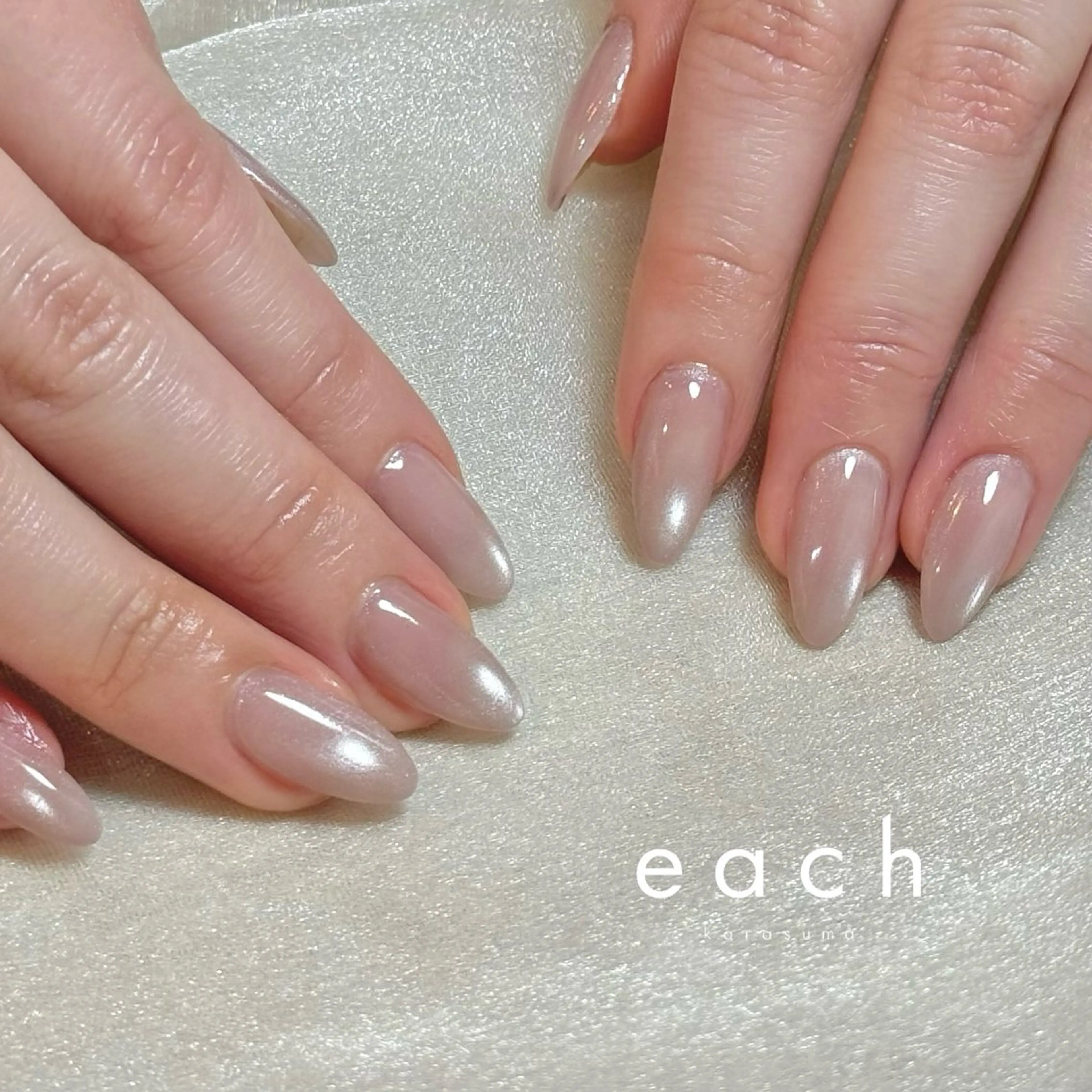 ネイル マグネットネイル ハンドネイル each sakuraのネイルデザイン