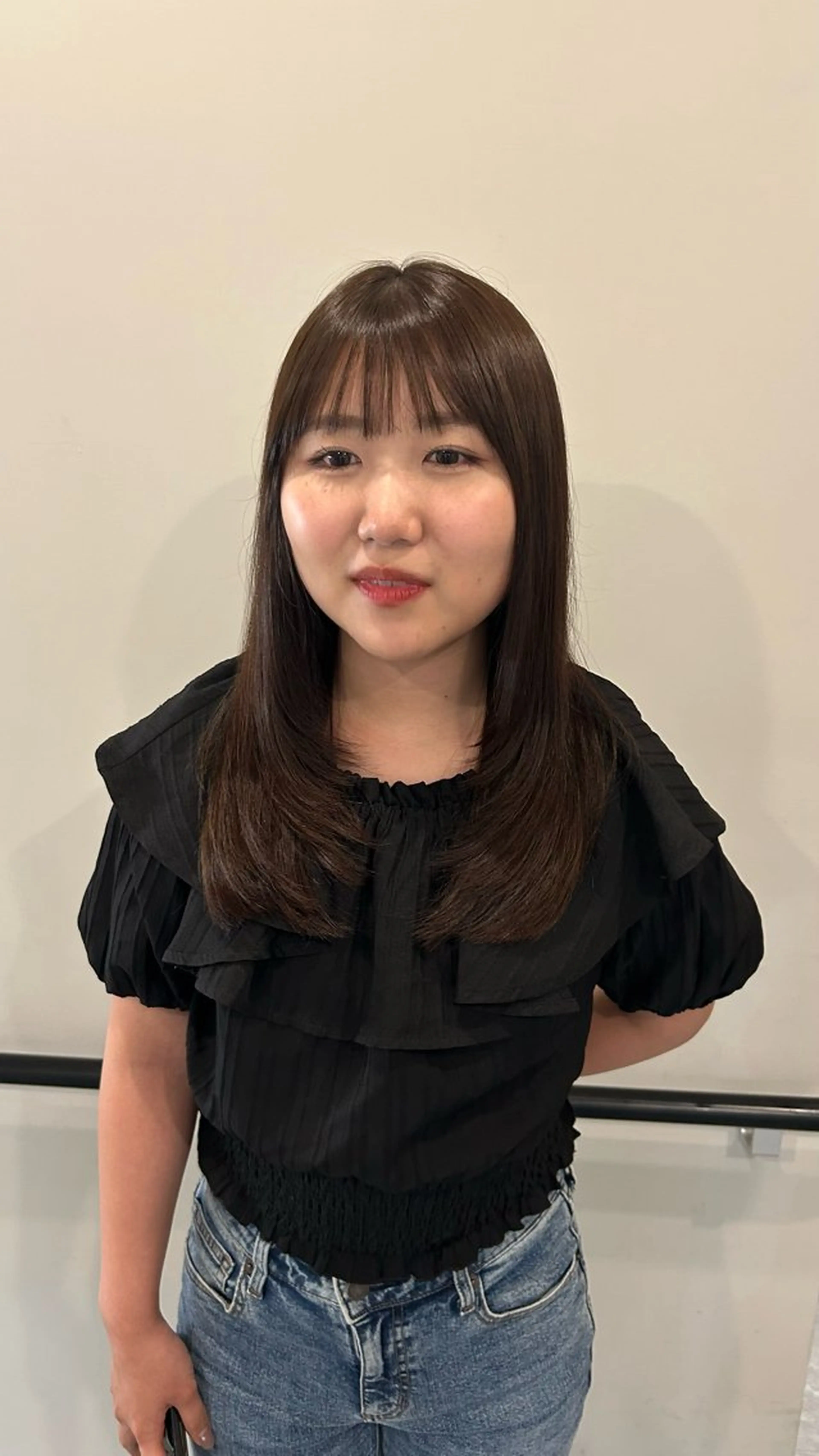 ロング レイヤーカット レイヤーカット大人気 💛吉田百花のヘアスタイル