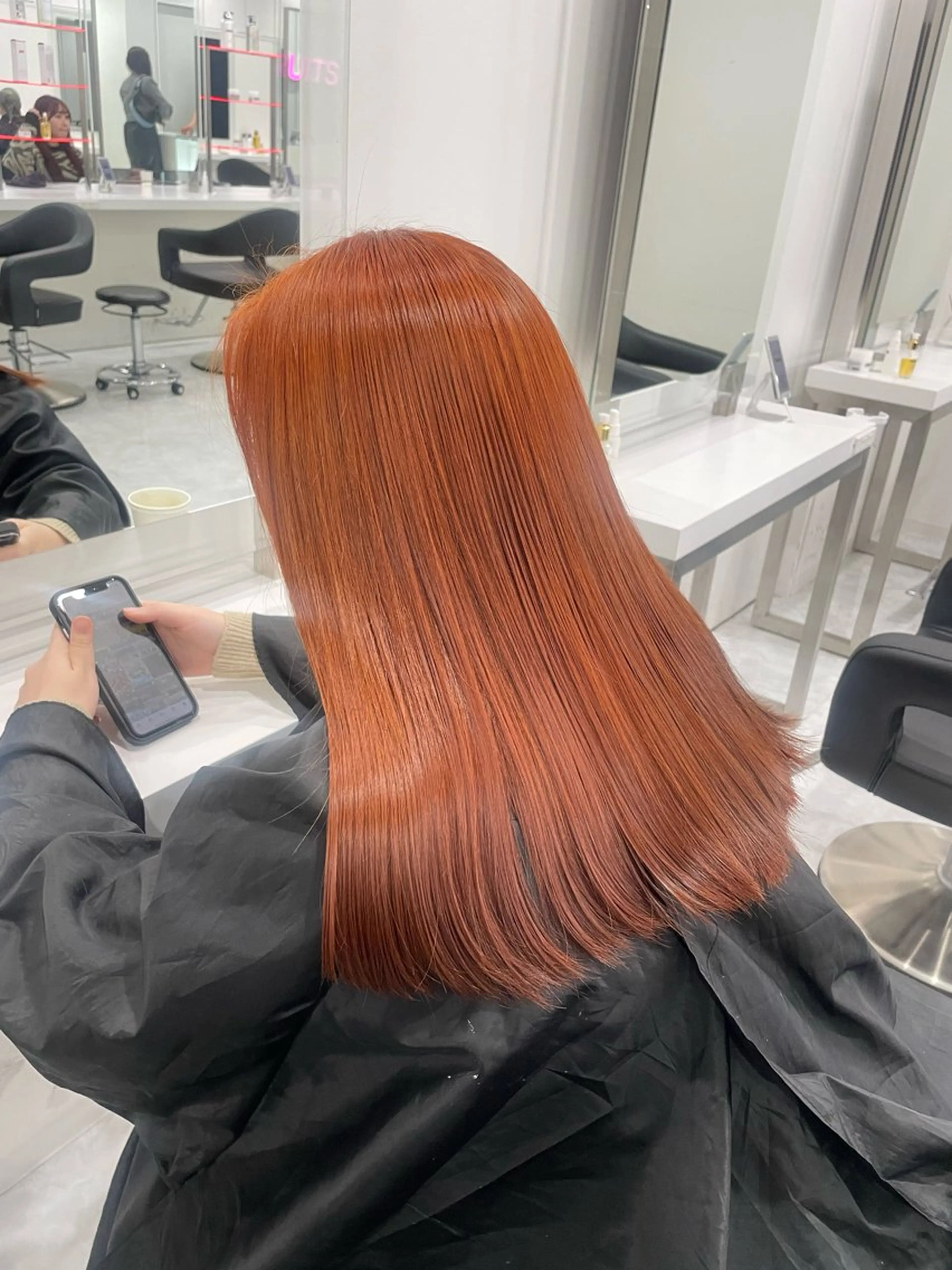 ロング ヘアカラー お洒落暖色 🍒AOI🍒のヘアスタイル