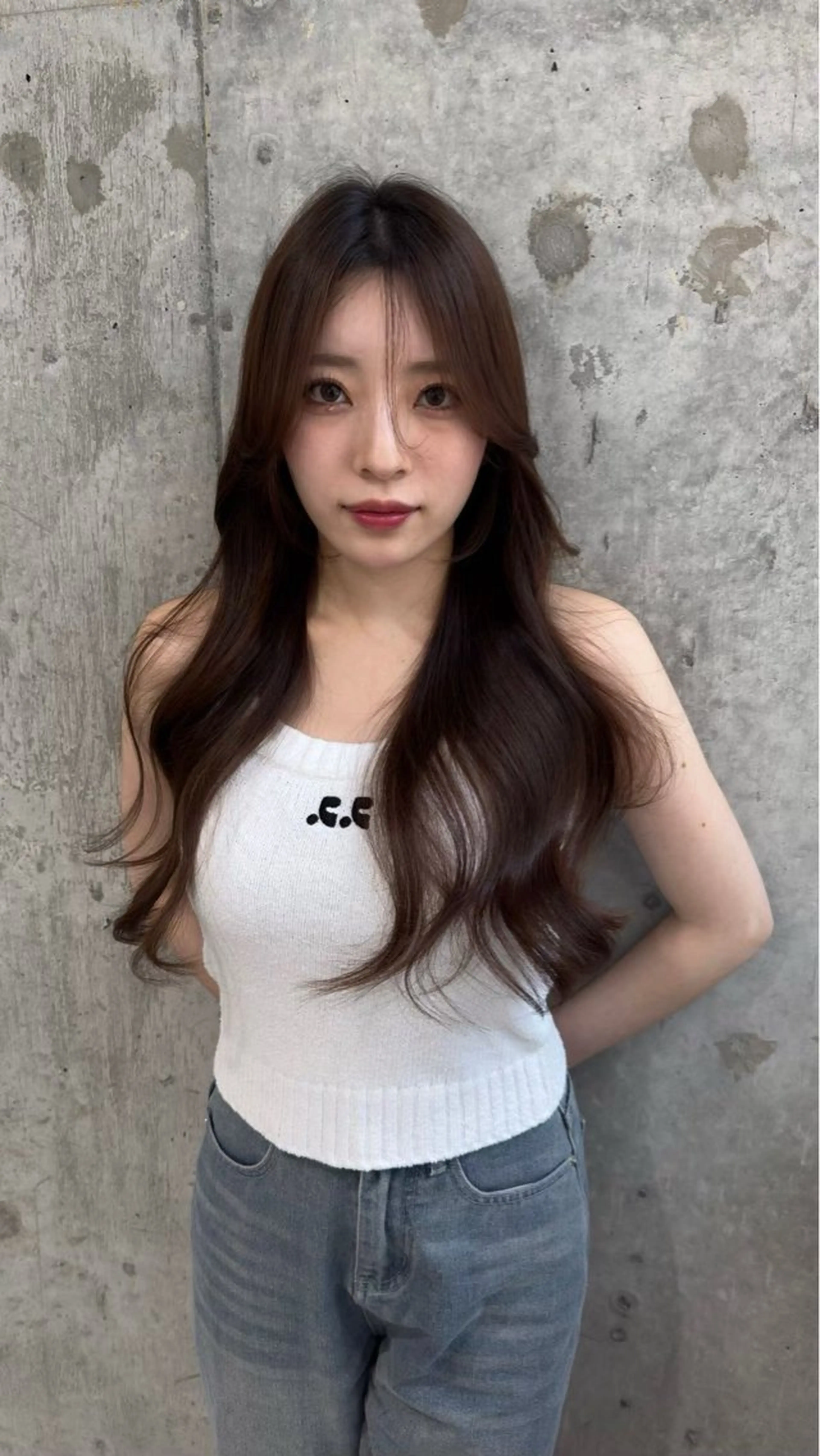 ロング カット ヘアカラー トリートメント Hello by Sea所属・髪質改善/縮毛矯正 /レイヤー/宮崎直弥のヘアスタイル
