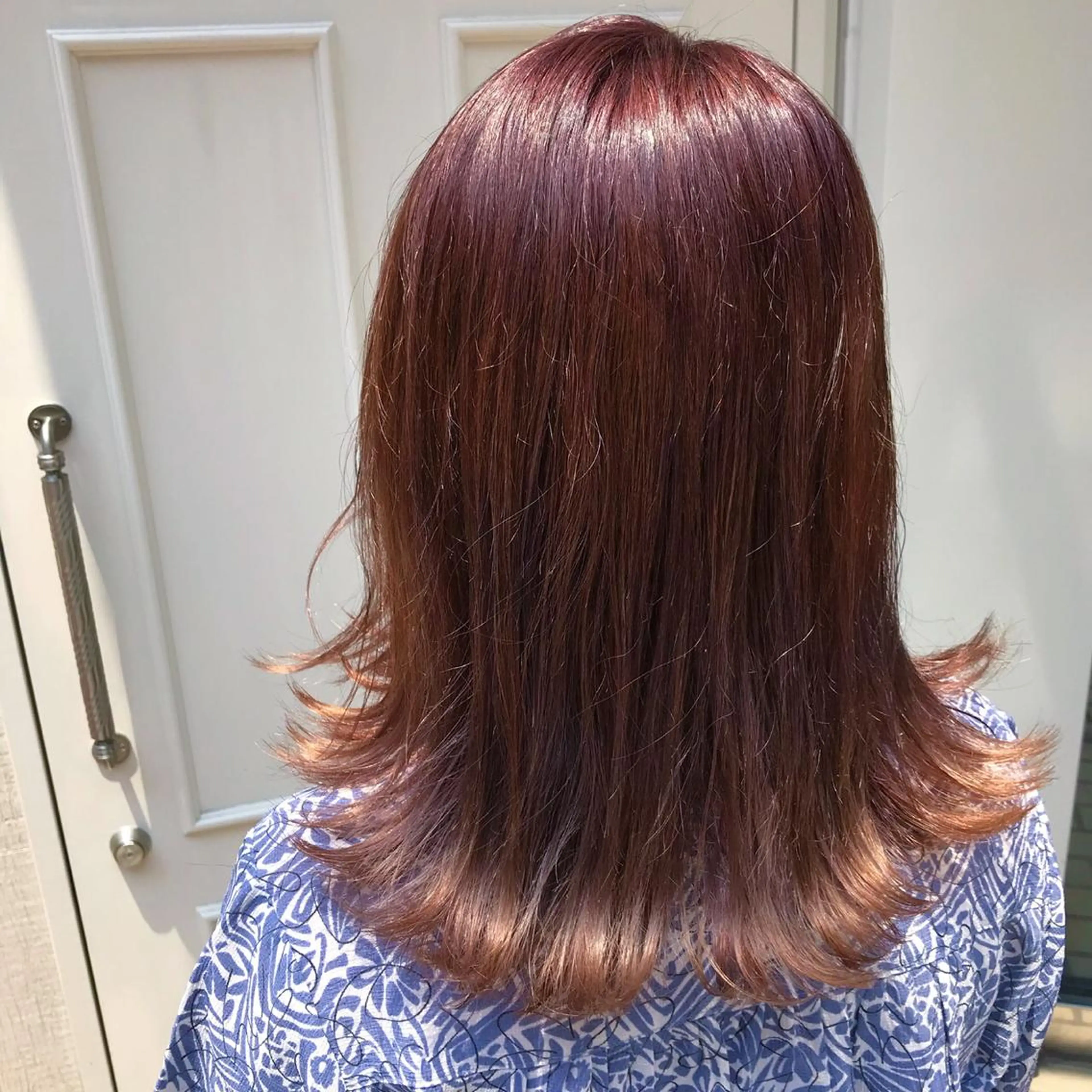 ミディアム カラー 💈Blanco💈 カラー&ケア🌈のヘアスタイル