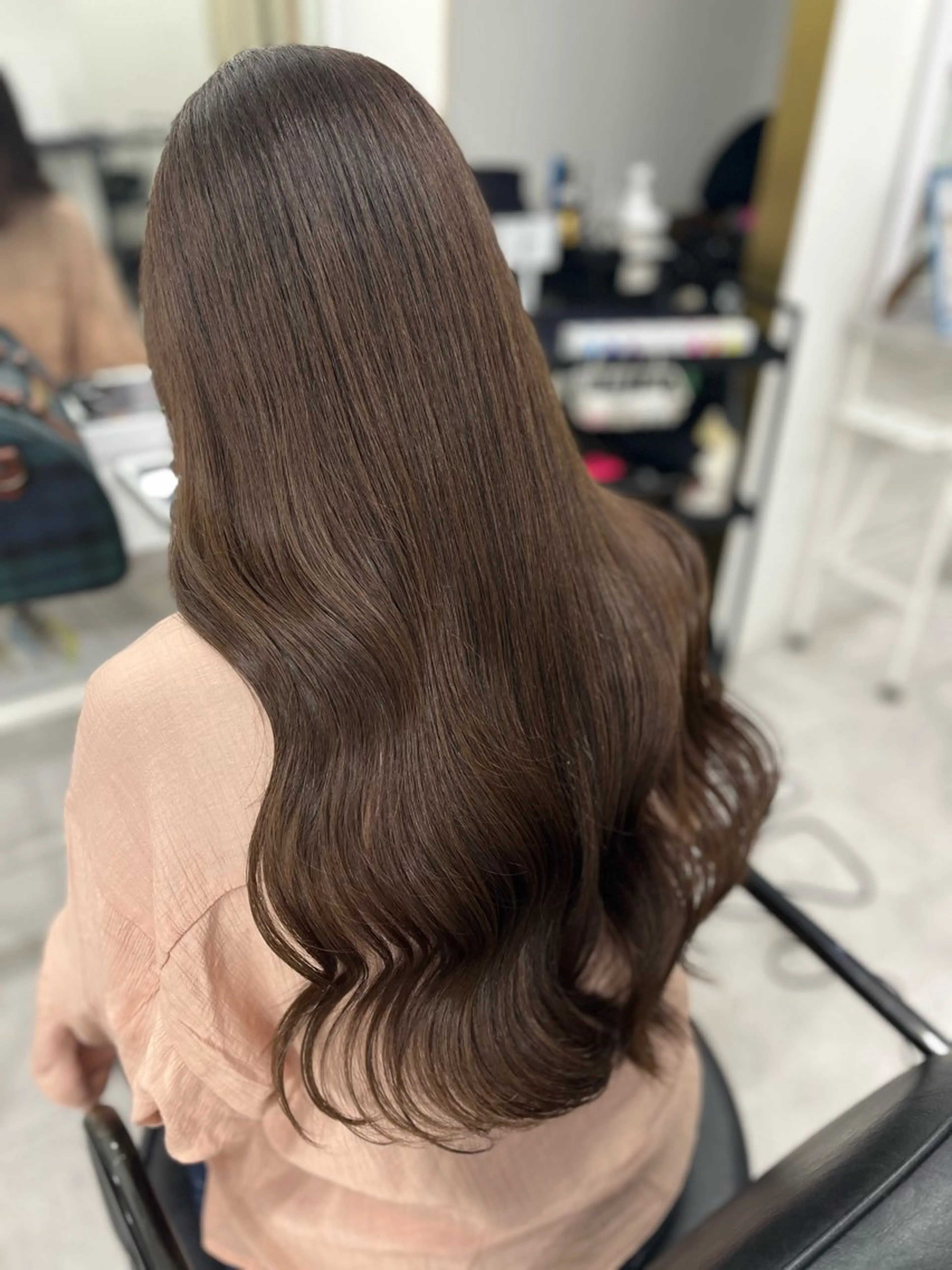 ロング カラー ベージュカラー イルミナカラー カット ヘアカラー トリートメント 🫧ぷる艶カラー🫧 Yuubi🦩のヘアスタイル