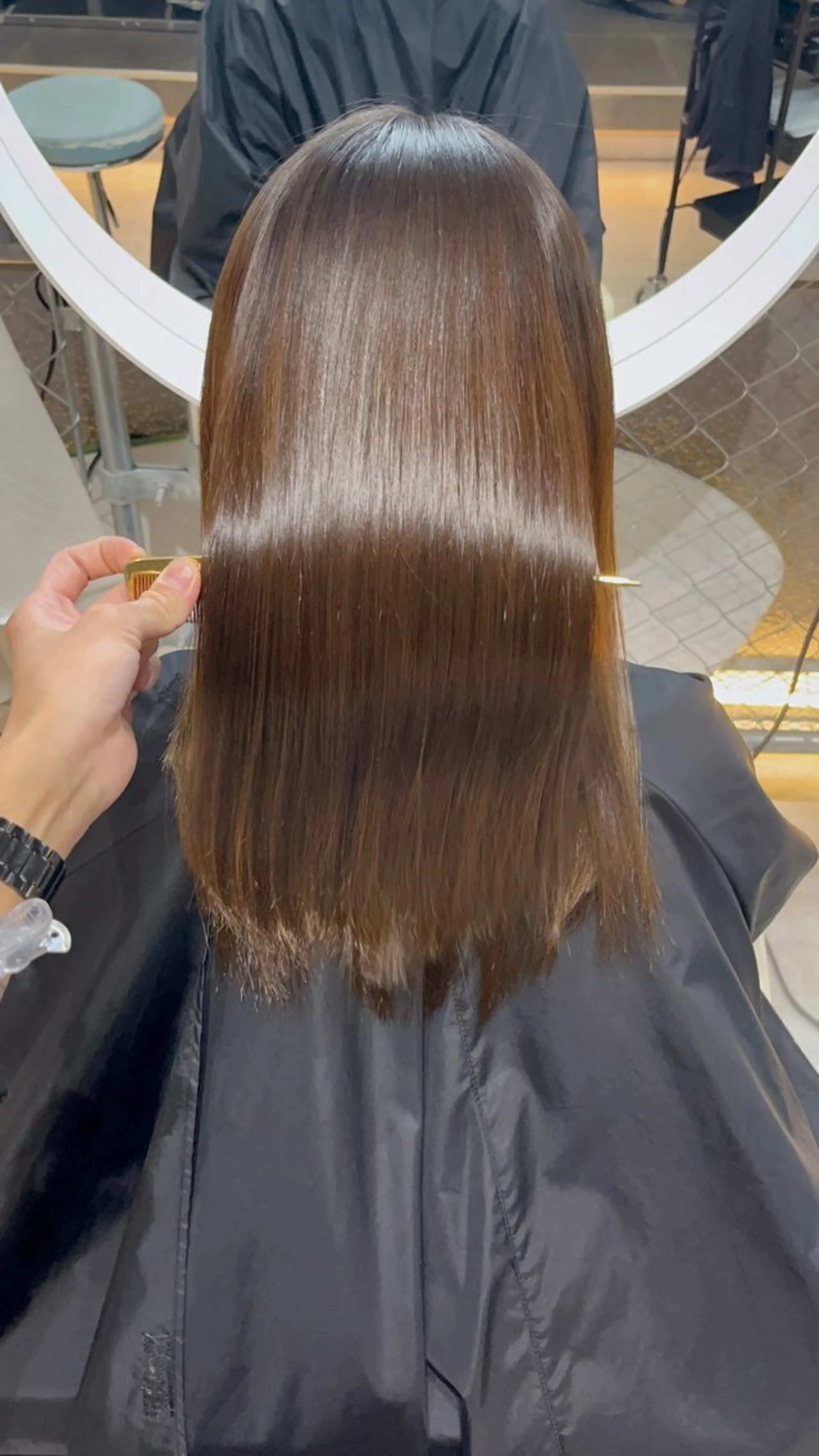 ミディアム 縮毛矯正 トリートメント CoCooN TAKUMAのヘアスタイル