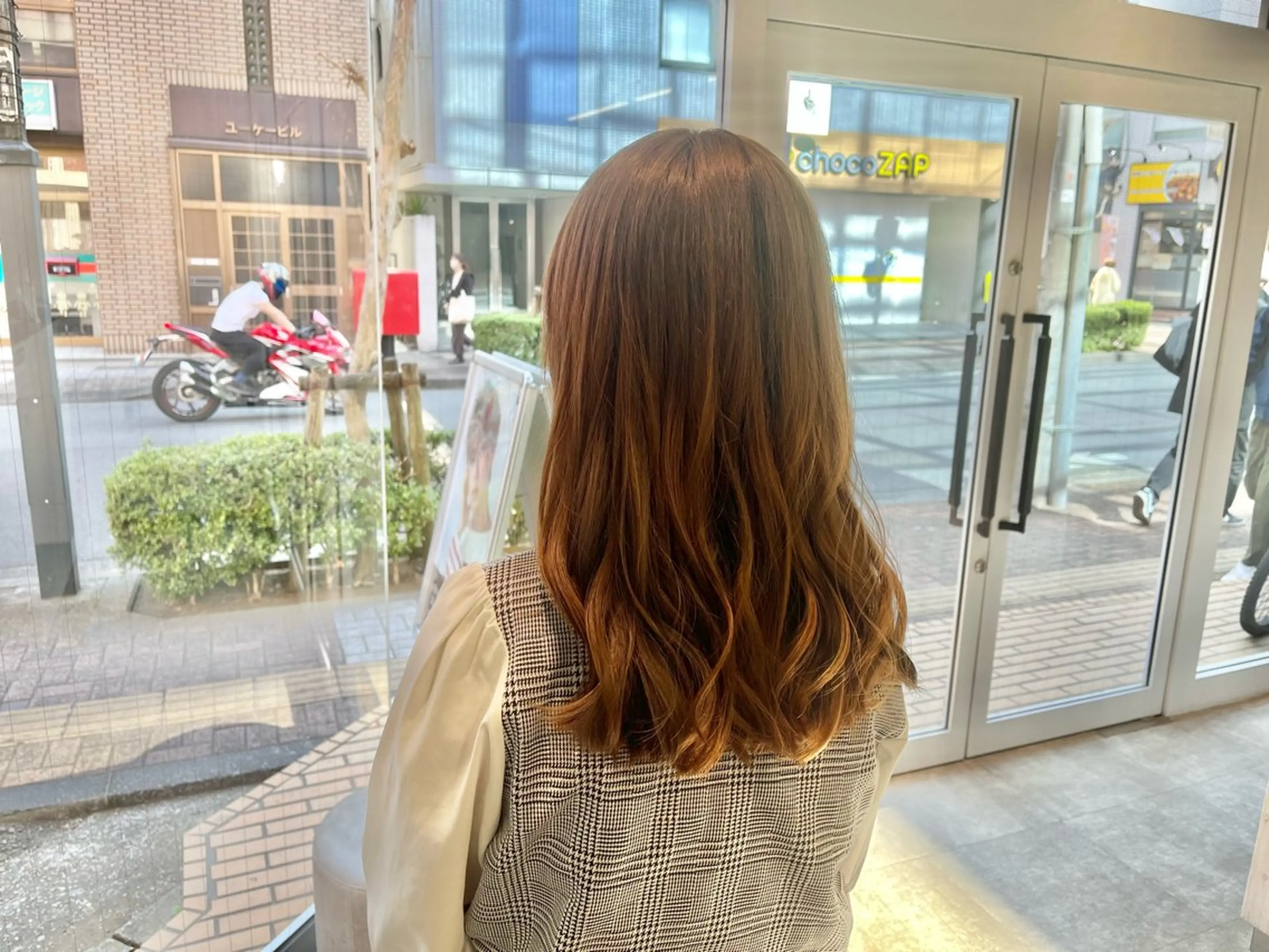 ロング カラー ヘアアレンジ グレージュ ミルクティーグレージュ 🍓ハイライト/ 艶髪/韓国/新谷🌈のヘアスタイル