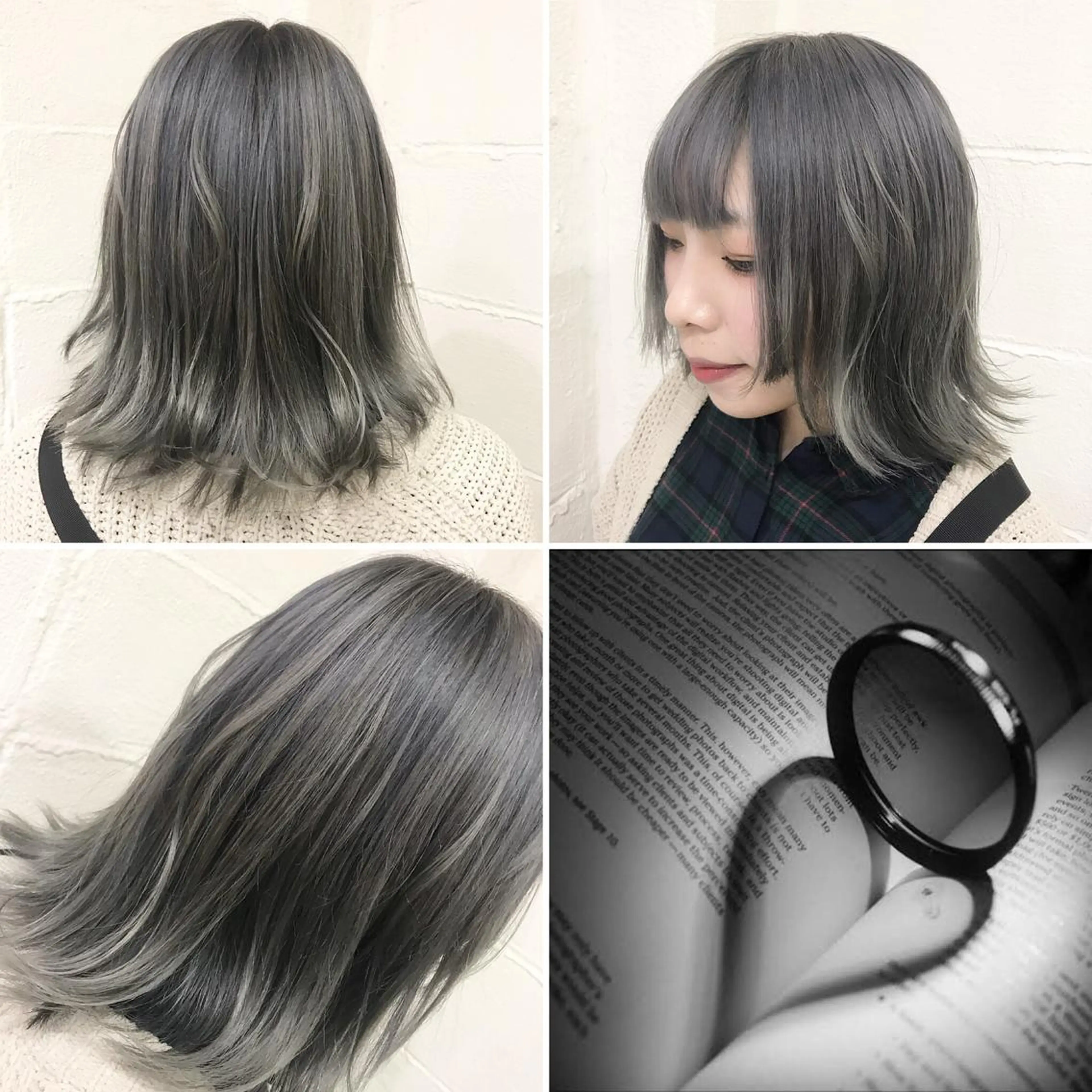 ミディアム カラー ヘアカラー トリートメント "PEPPU "所属・派手髪、ハイトーン ショートヘアShinのヘアスタイル