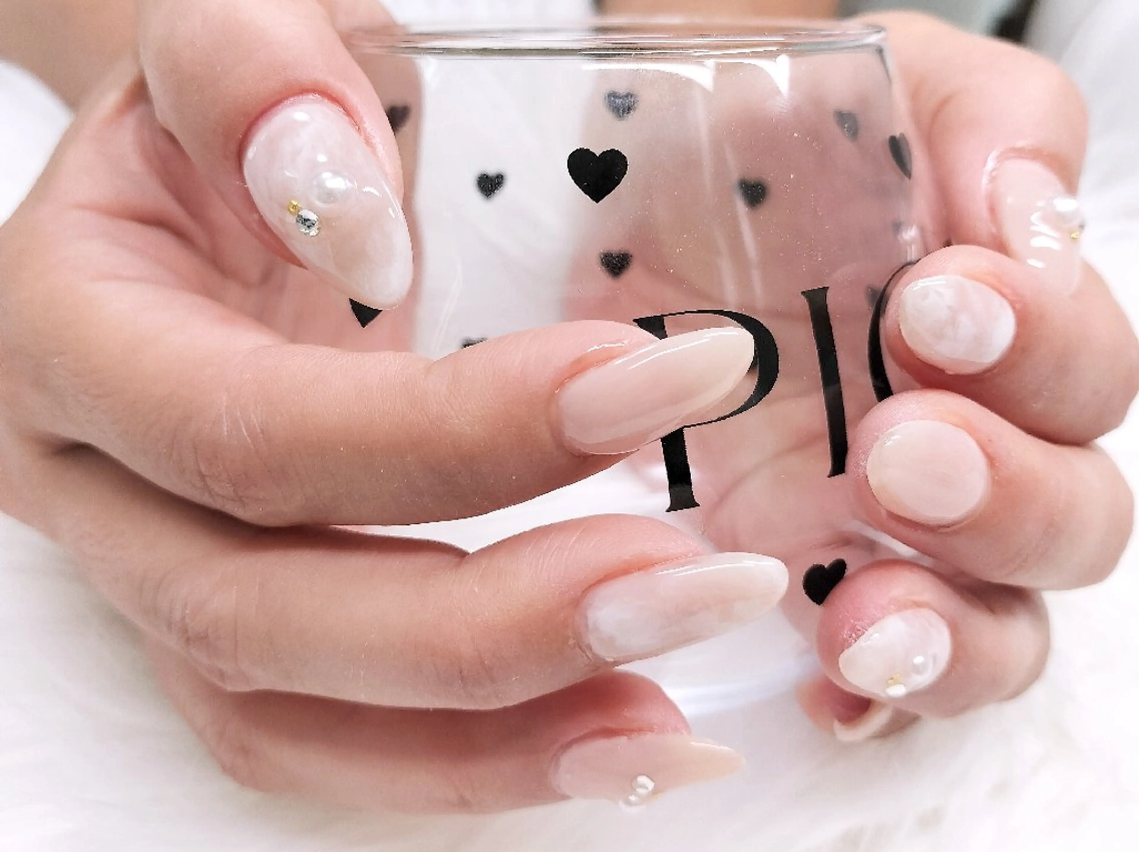 ネイル ニュアンスネイル オフィスネイル Nail salon Tiary オーナーのネイルデザイン