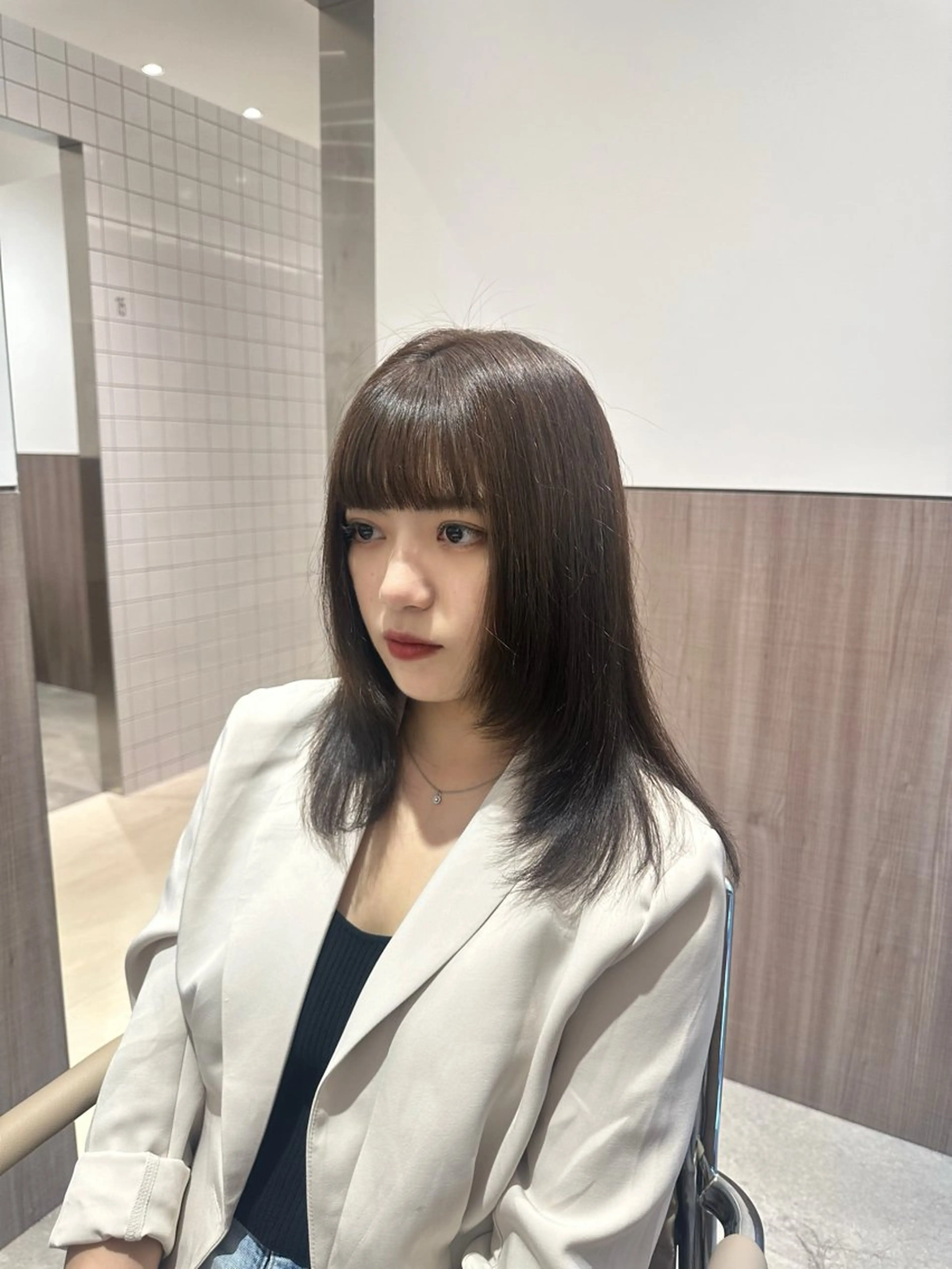 カラー マンツーマン/原宿/ 透明感カラー⭐️のヘアスタイル