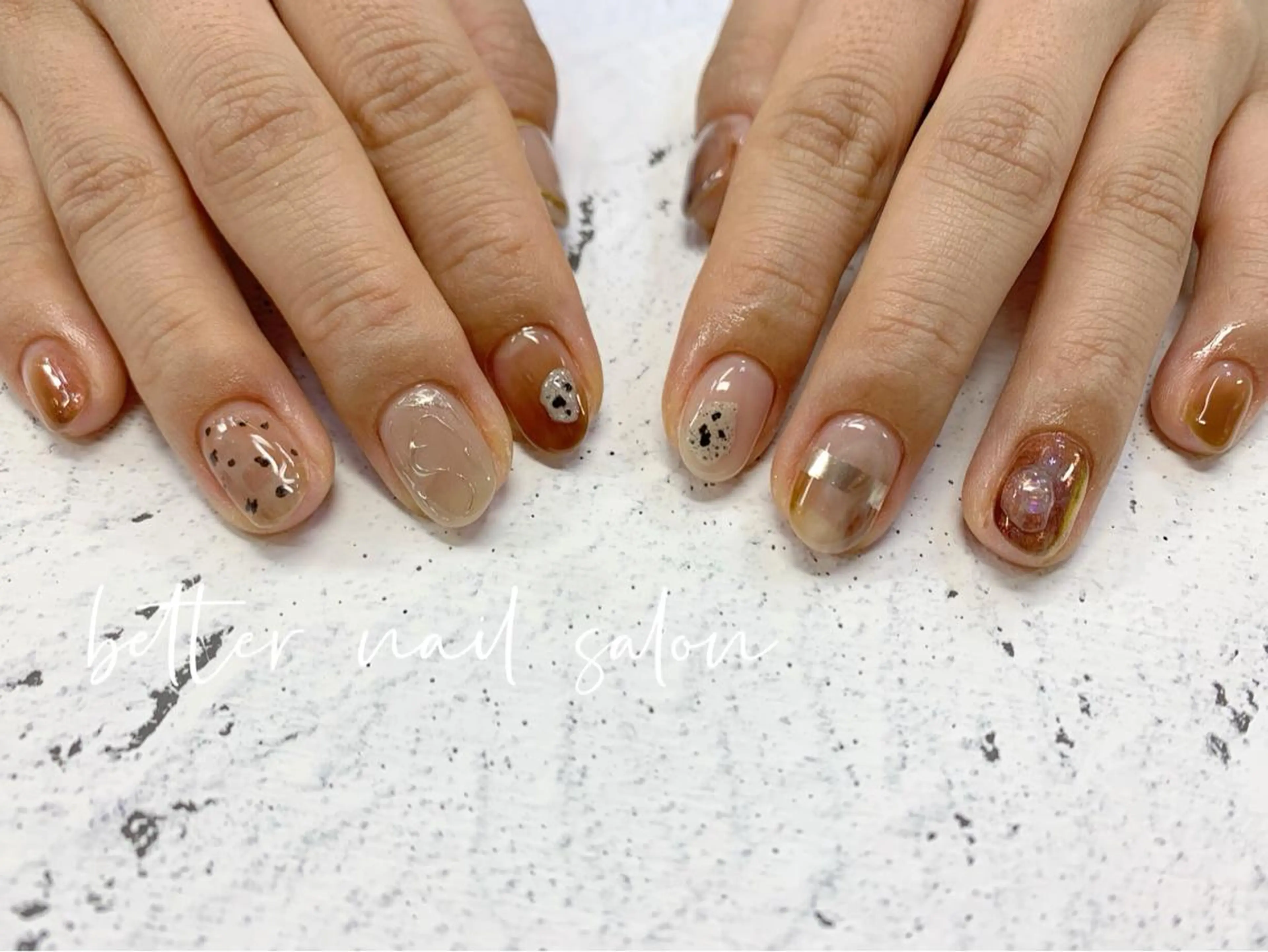 ネイル ジェルネイル ソフトジェル ベターネイル 浅草橋のネイルデザイン