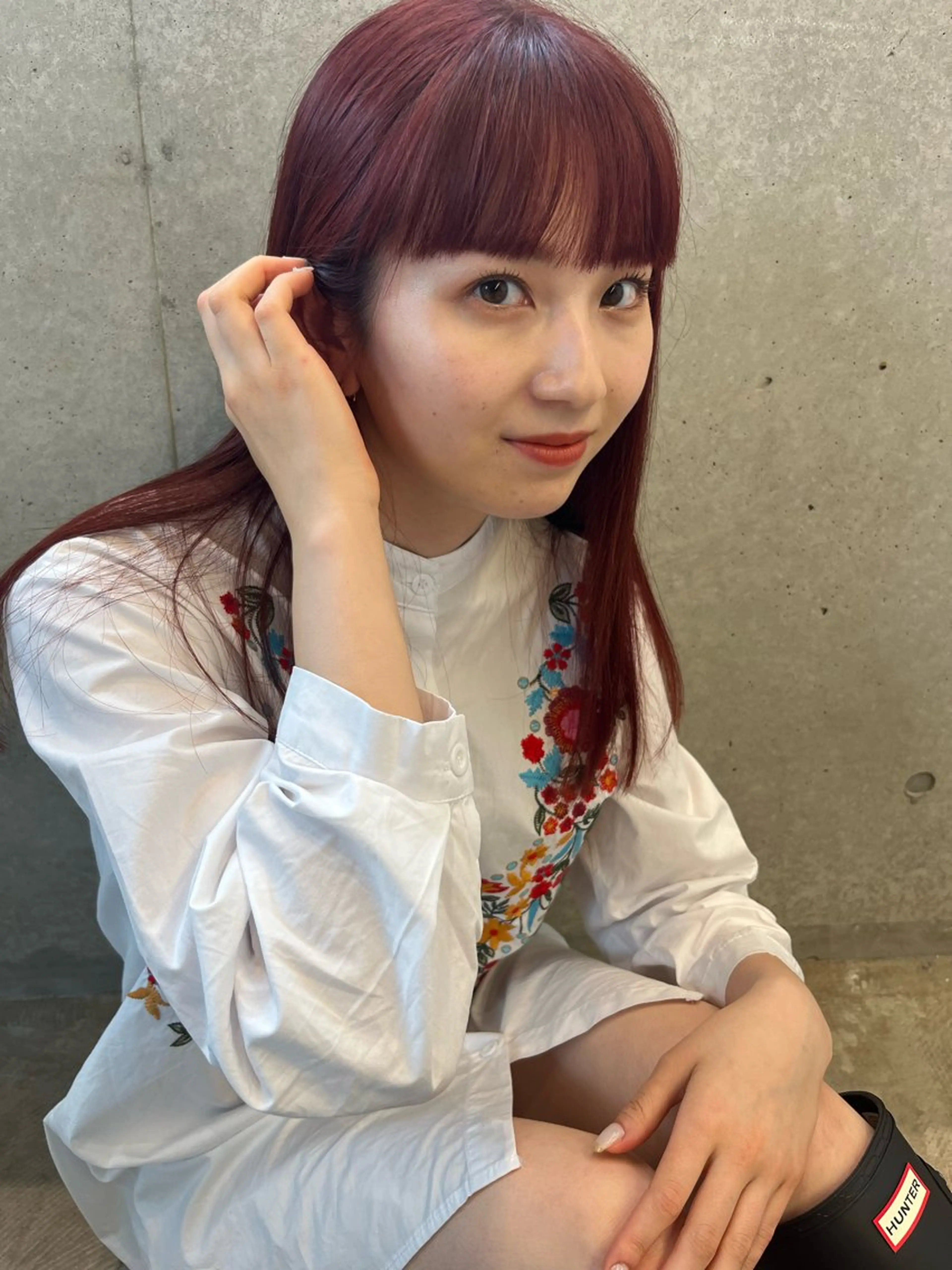 ロング カラー 韓国レイヤーカット/ 酸性縮毛矯正MIKUのヘアスタイル