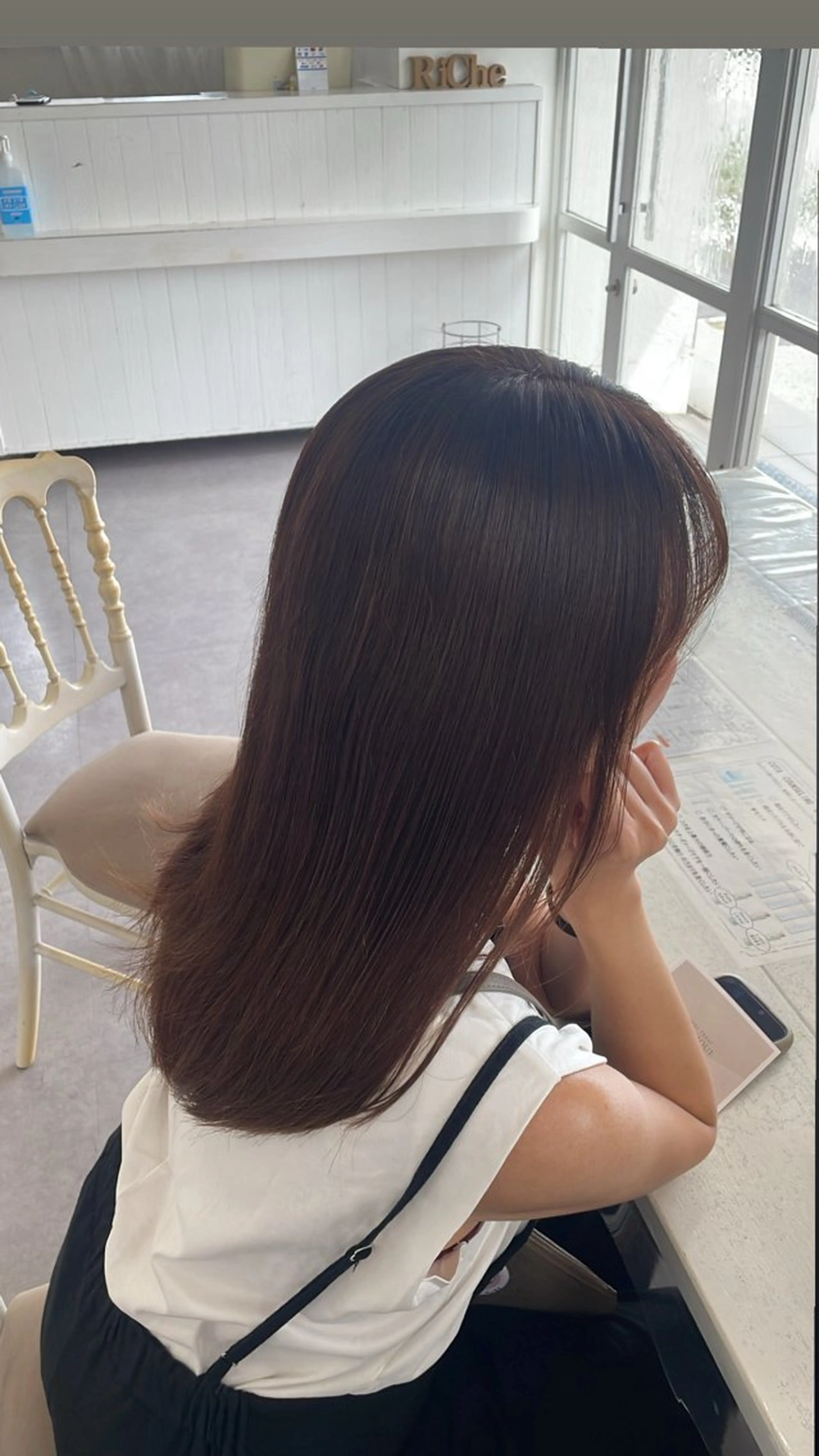 ロング 高橋 真歩のヘアスタイル