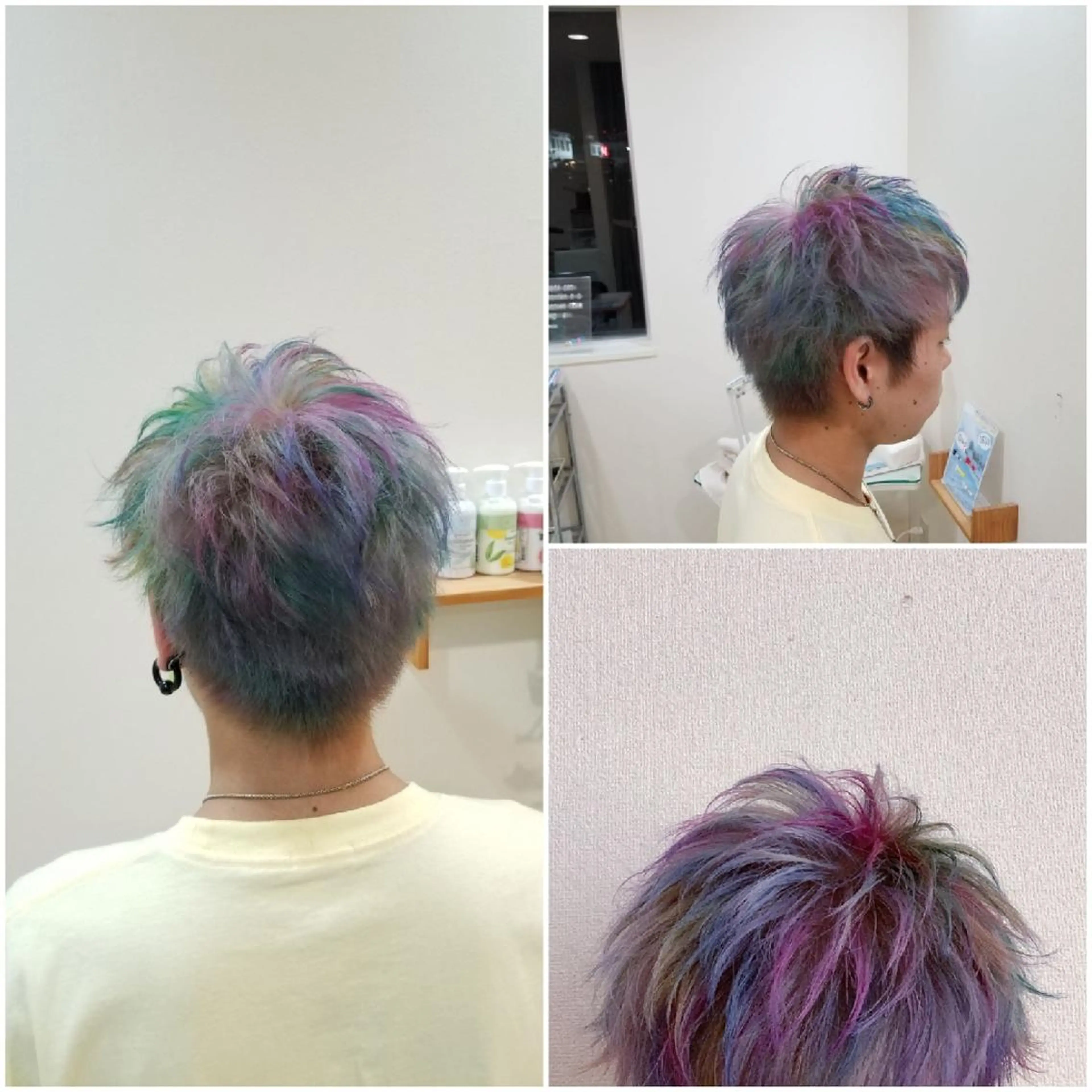 カラー ユニコーンカラー SALOWIN栄所属・SALOWIN栄 高須大貴のヘアスタイル