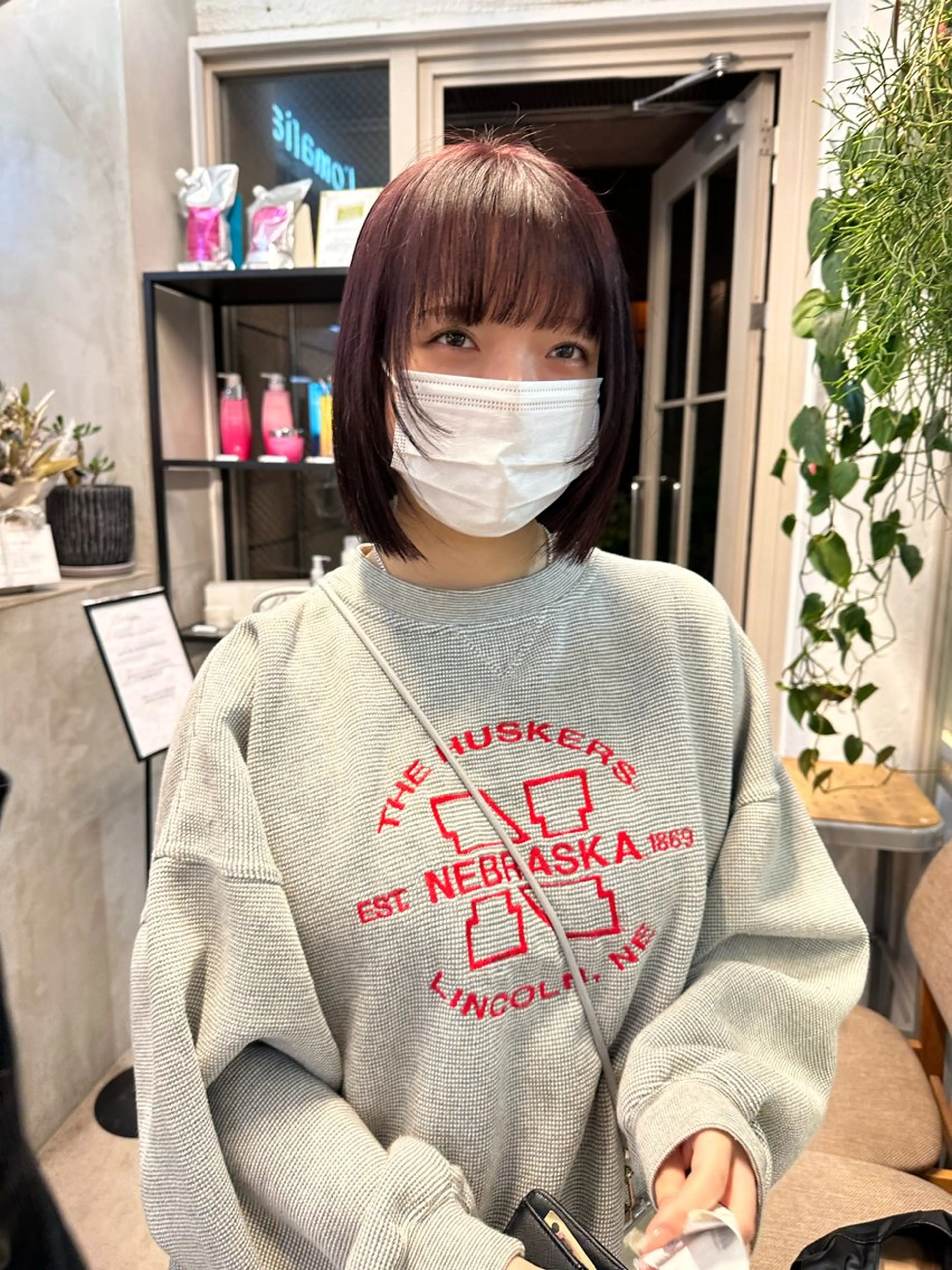 ショート カラー REINA☁️透明感 カラー/ぷつっと♡のヘアスタイル