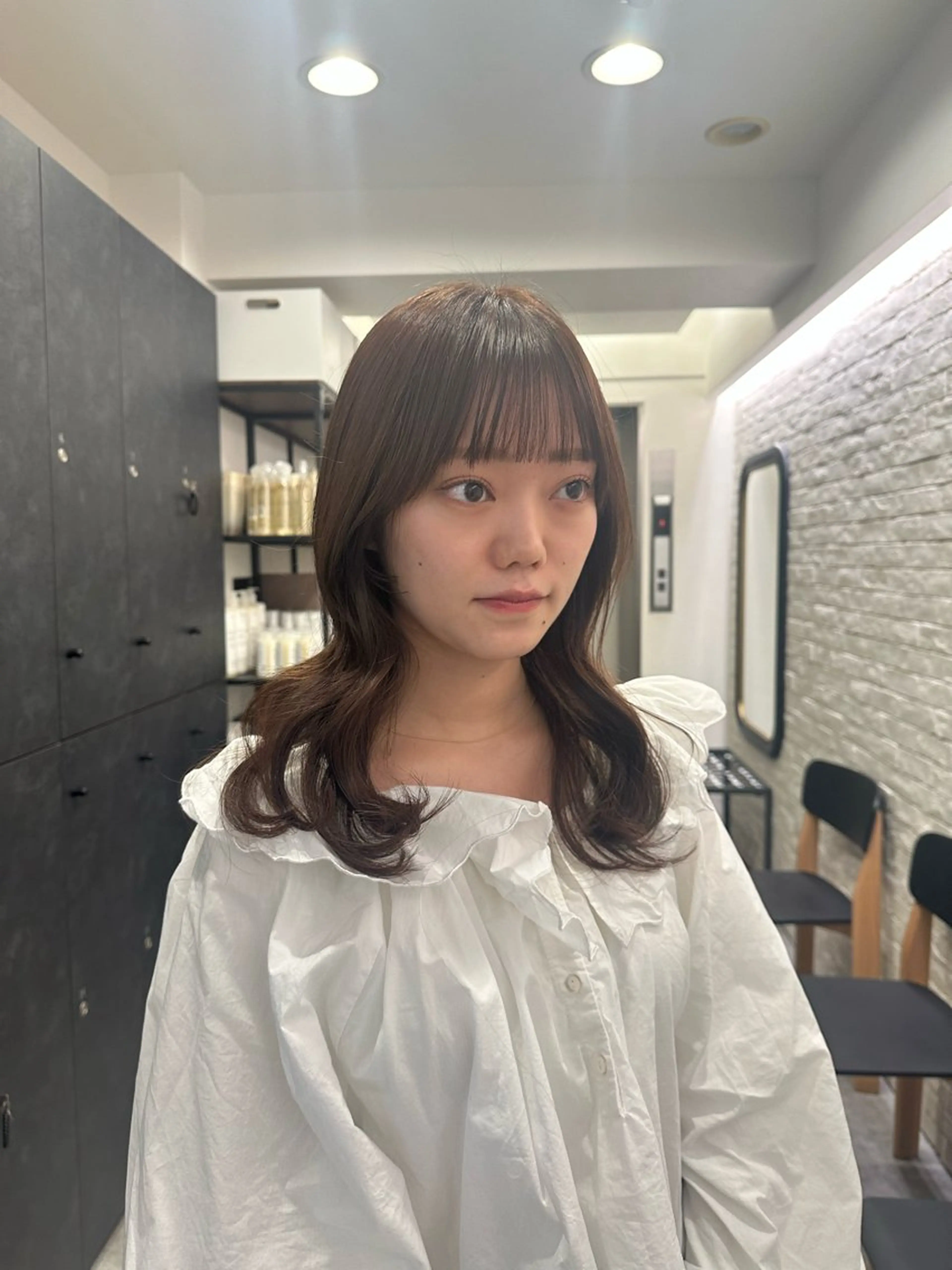 セミロング カラー カット ヘアカラー 銀座/ヘアセット シマムラ ミホのヘアスタイル