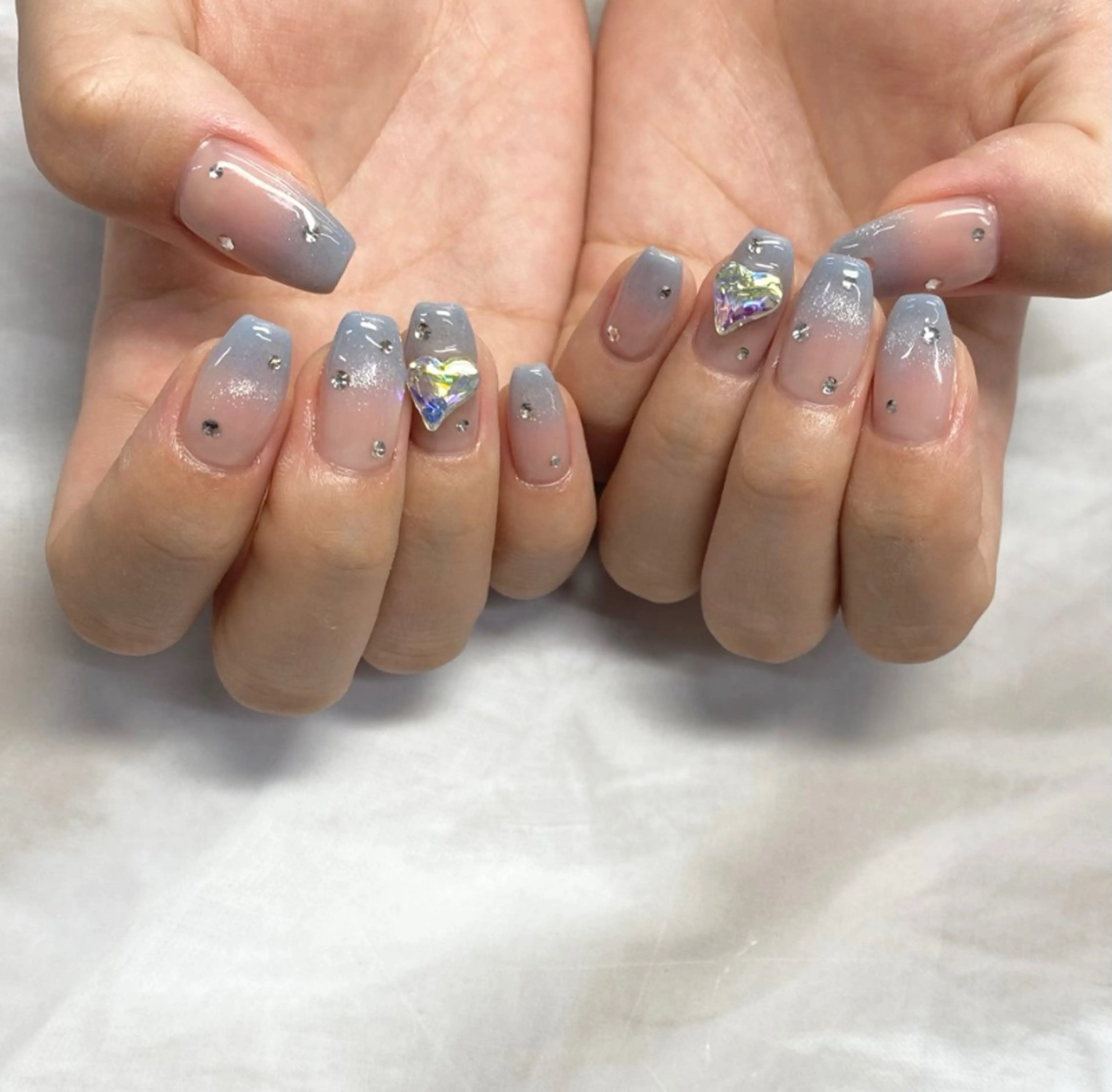 ネイル アートネイル フレンチネイル マグネットネイル マグネットフレンチ nailst 高橋のネイルデザイン