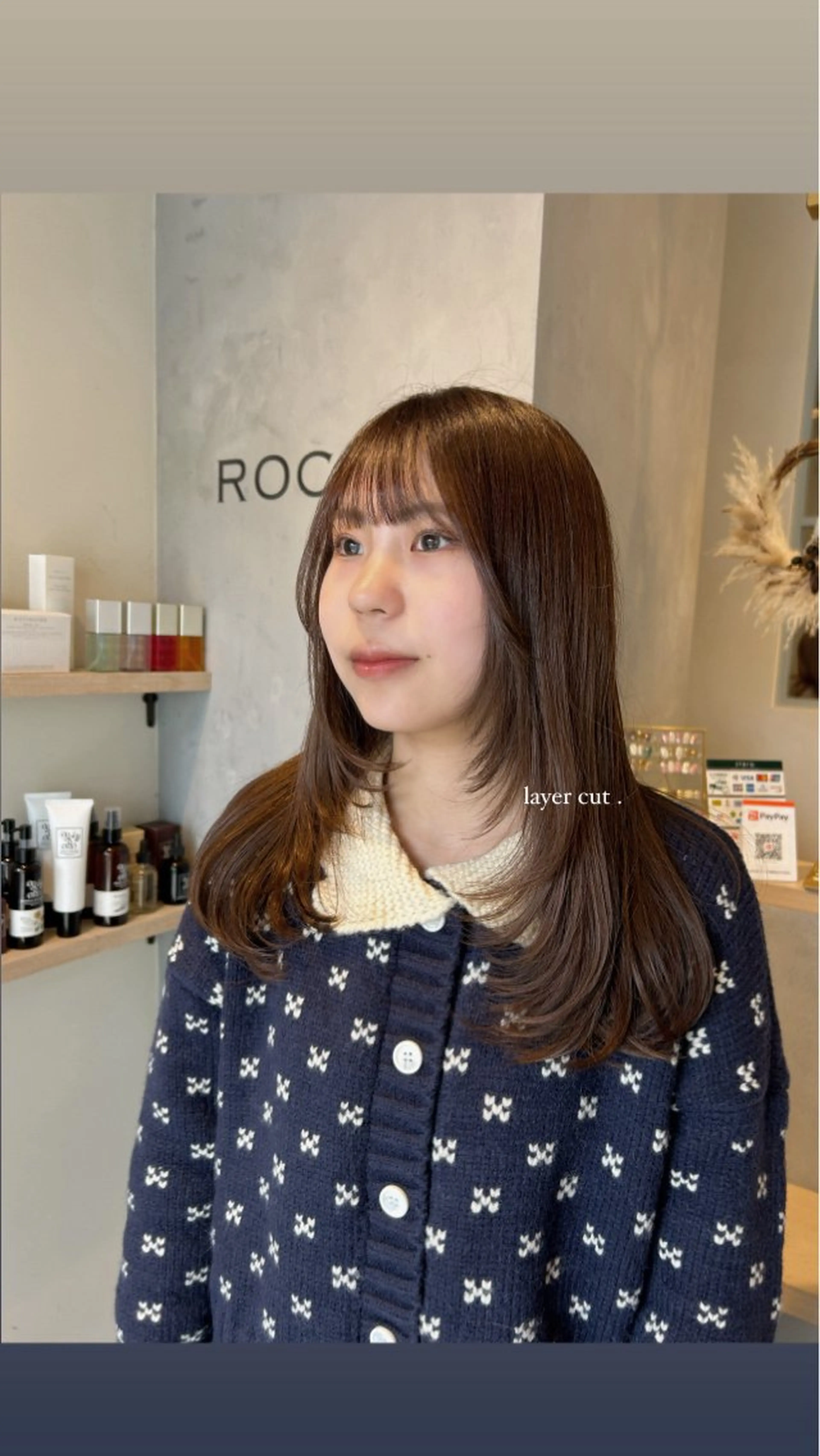 セミロング カラー kanami - ROCCO -のヘアスタイル