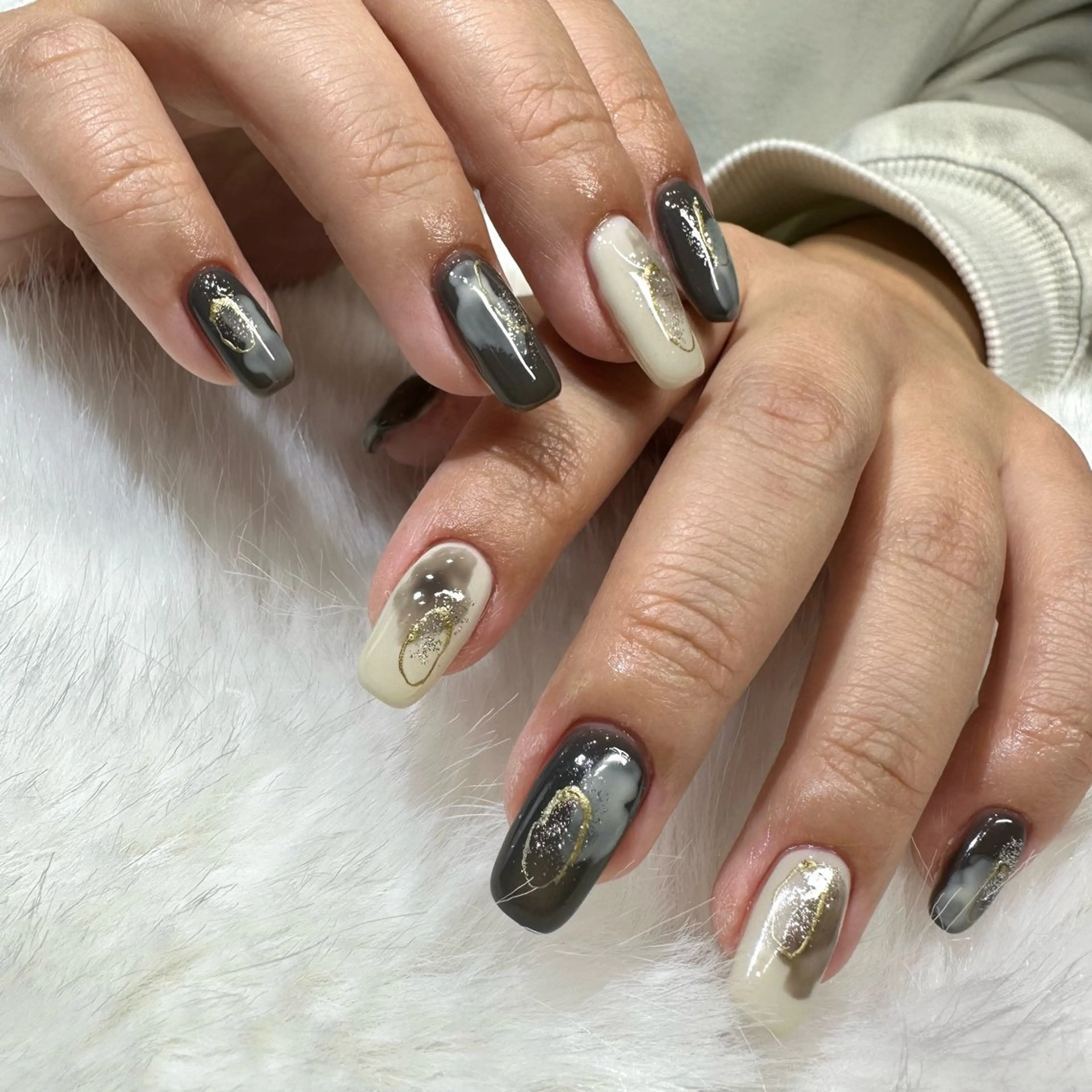 ネイル ハンドネイル 水戸 彩夏のネイルデザイン