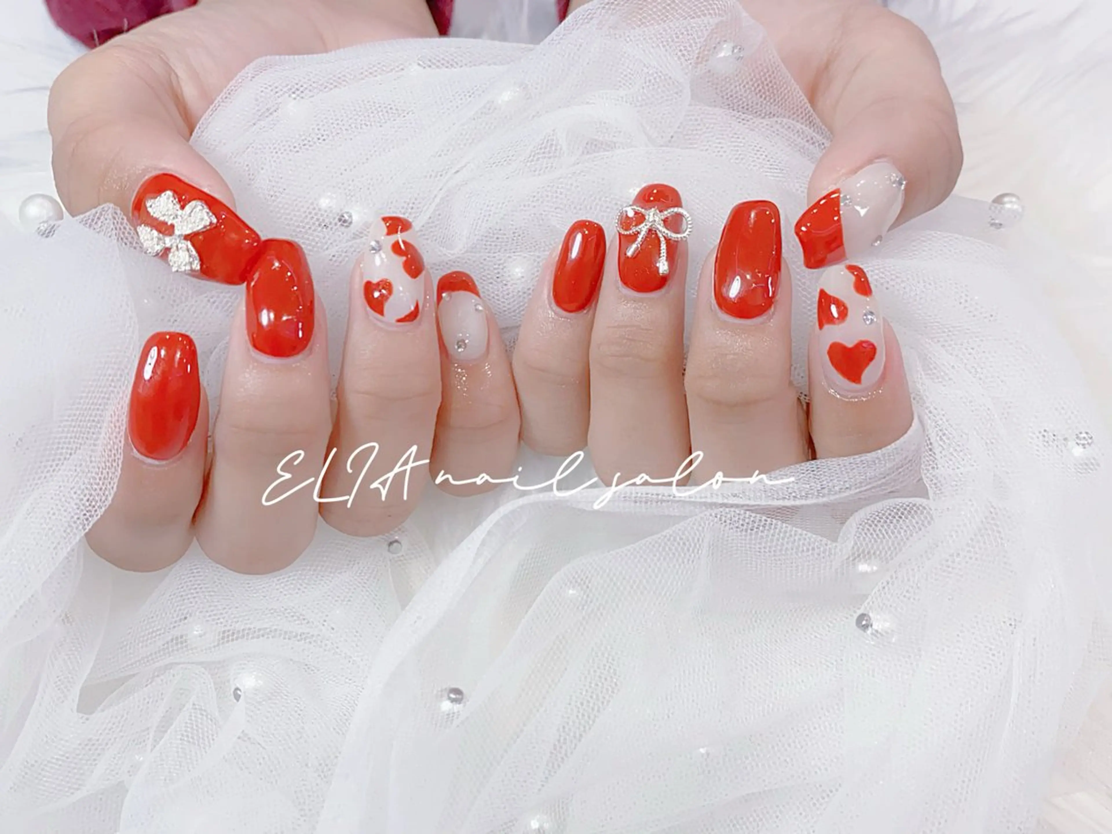 ネイル バレンタイン ELIA【エリア】 nailsalonのネイルデザイン