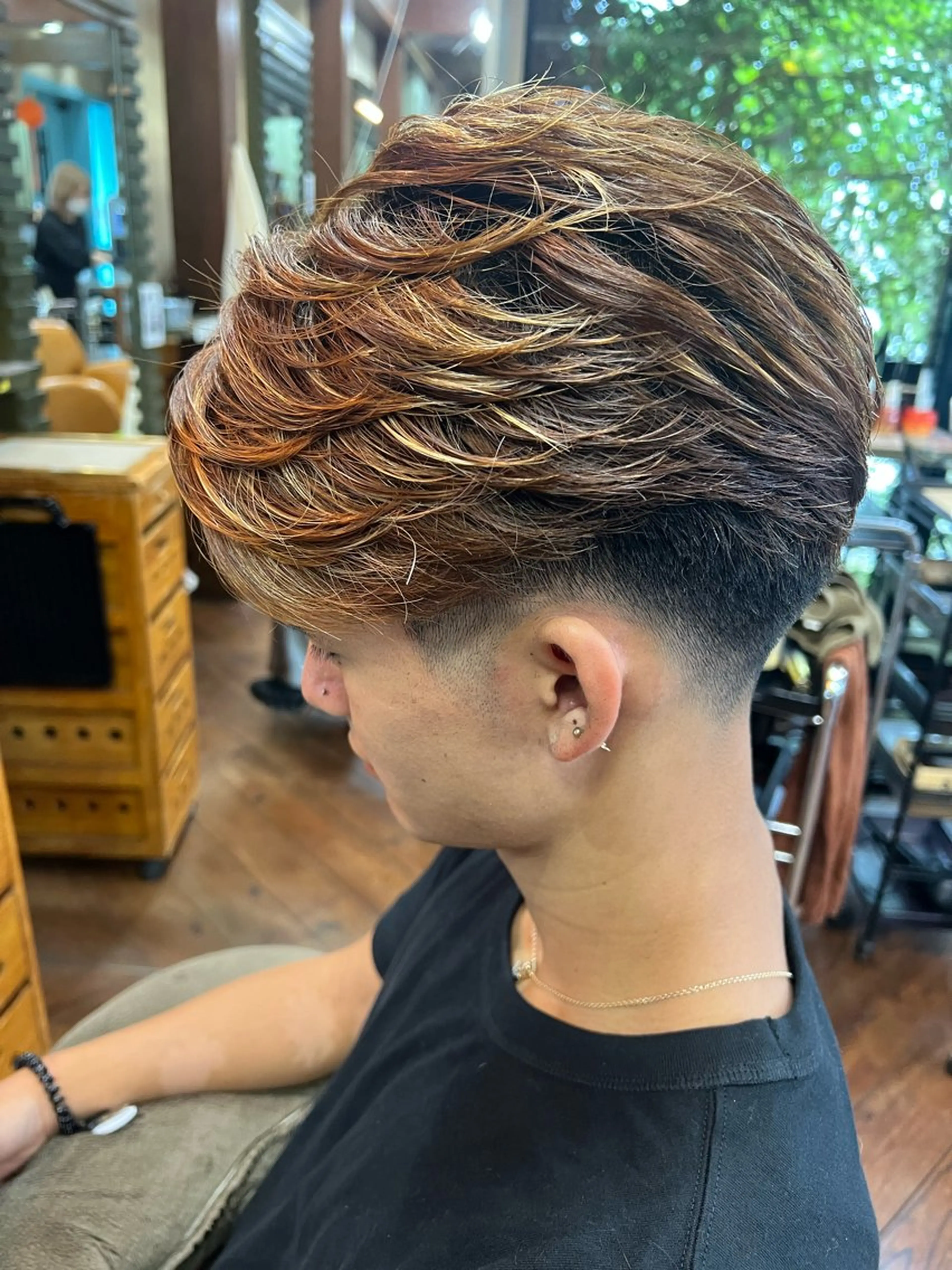 メンズカット+ヘアカラーの写真