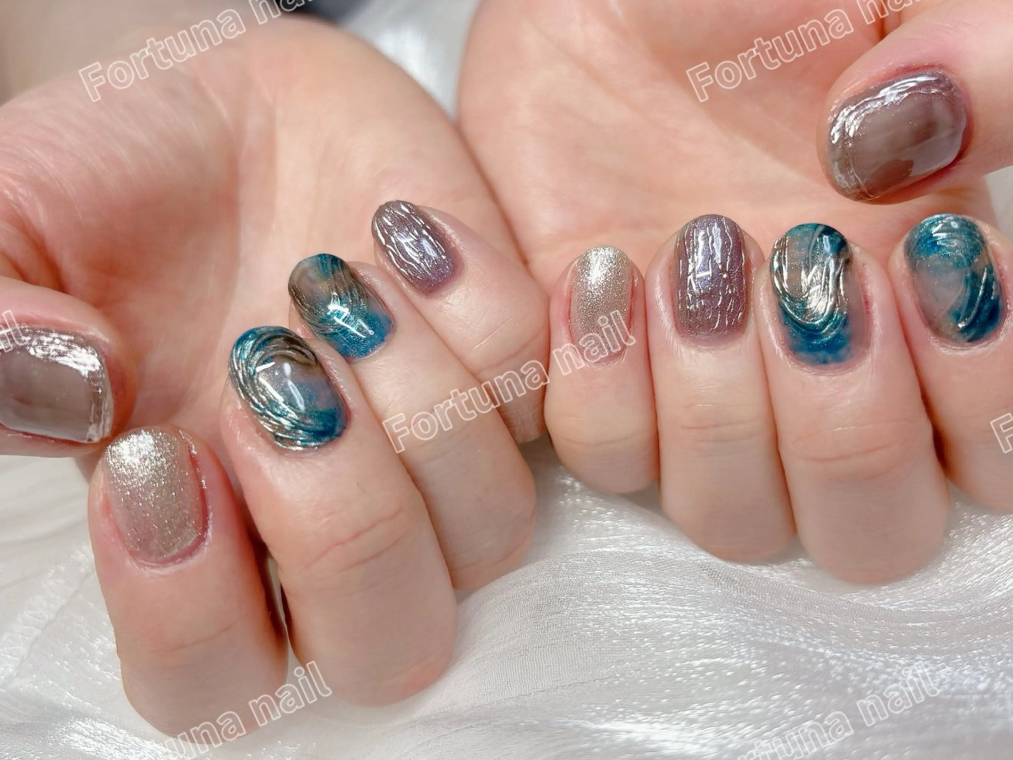 ネイル ハンドネイル Nail •Head スパFortunaのネイルデザイン