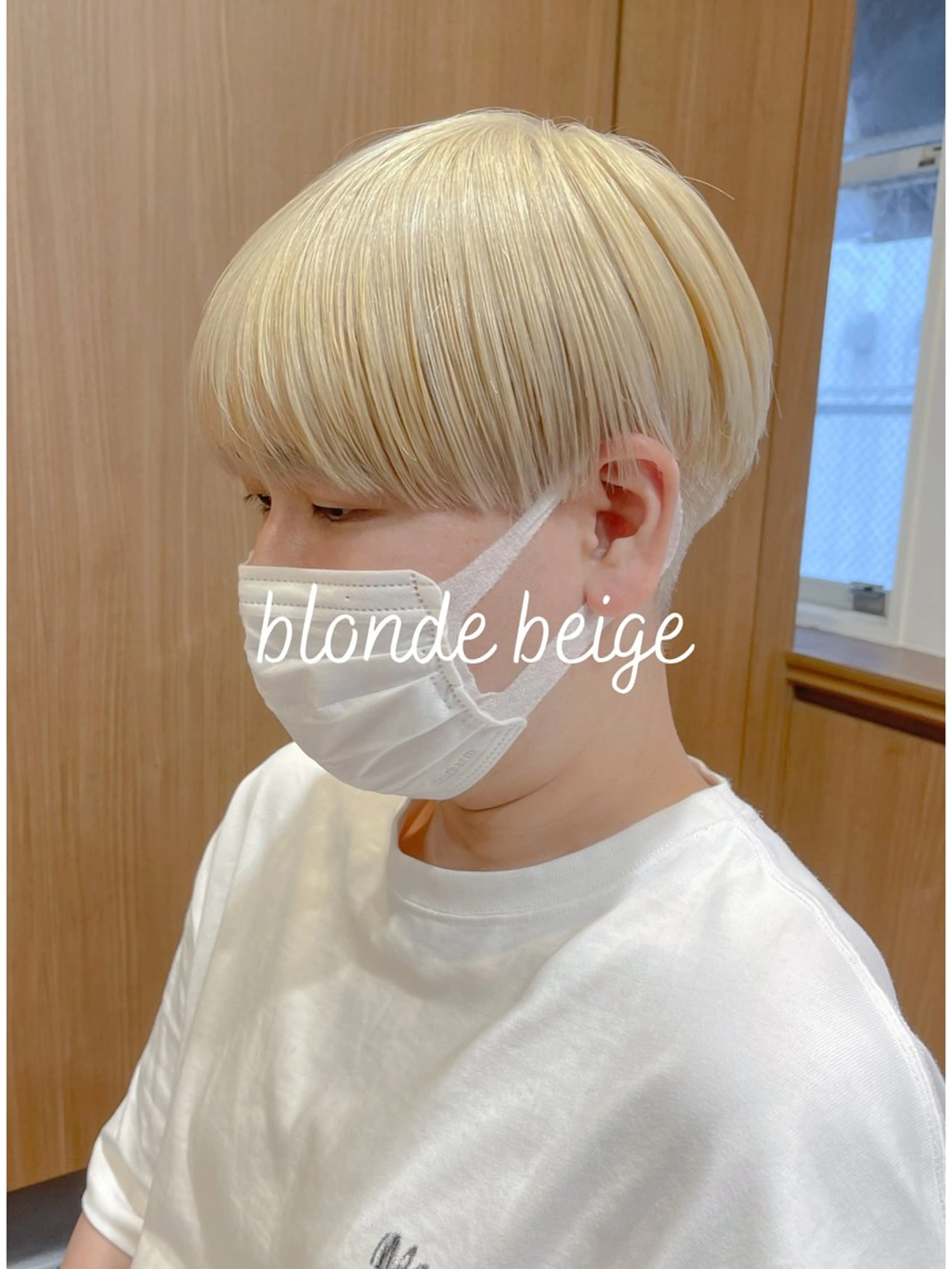 ショート カラー パーマ ヘアアレンジ メンズ アイブロウ メンズブリーチ ベージュカラー ブリーチ ブロンド ブロンドベージュ カット ヘアカラー トリートメント ヘアセット 社内1メンズ担当✨ 毛流れパーマ鈴木瑛也のヘアスタイル