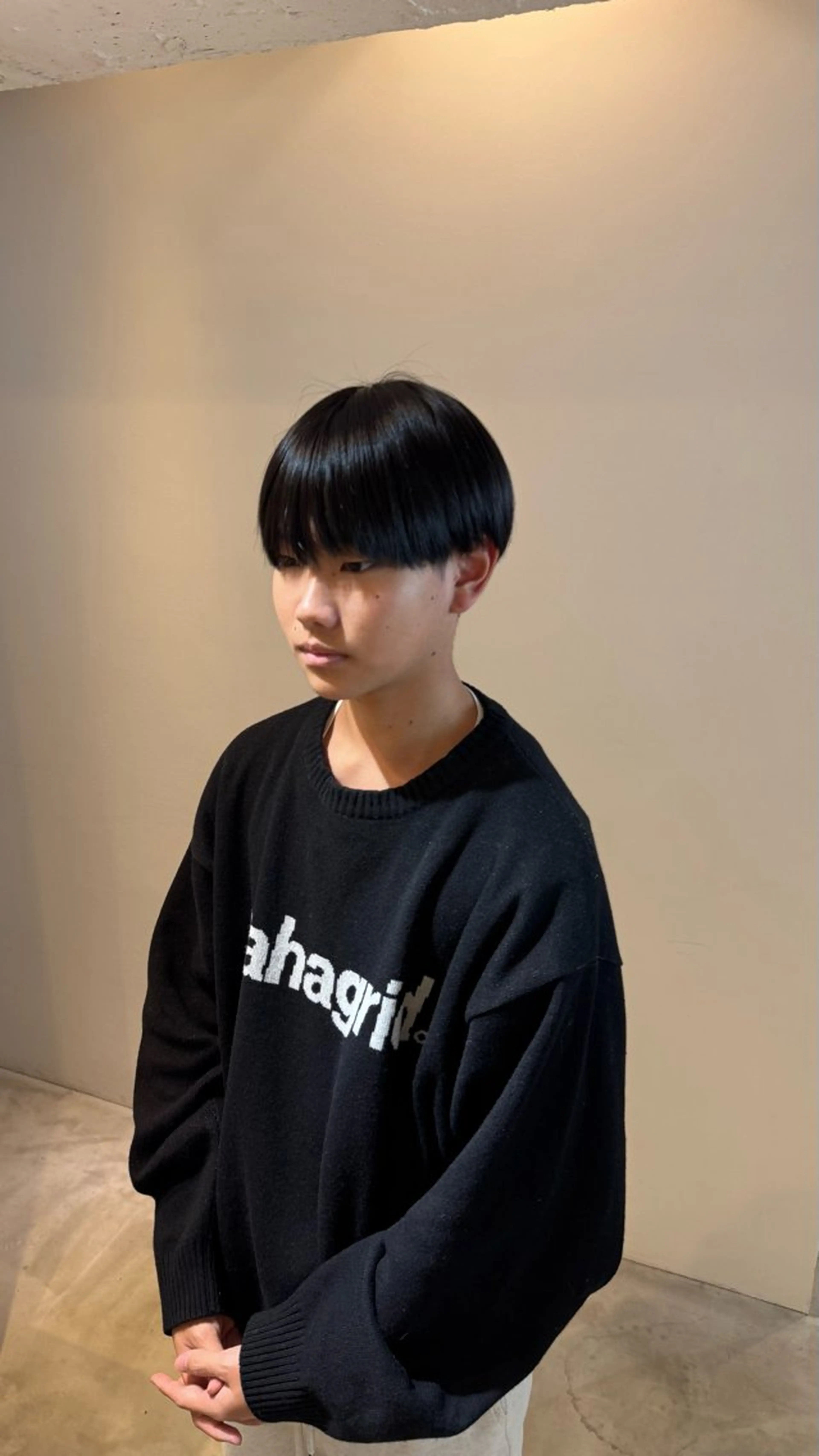 ショート カラー 黒髪 透明感ナチュラル🪞 hanaのヘアスタイル