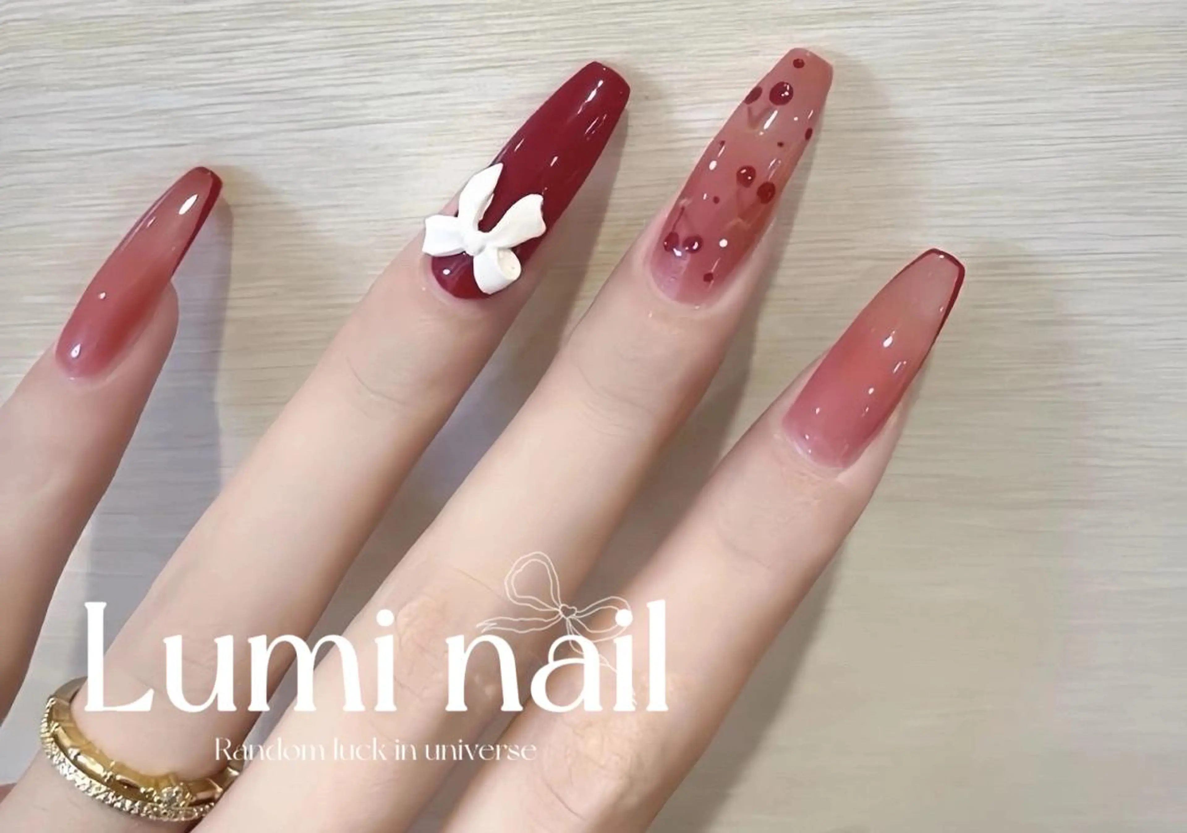 ネイル ツイードネイル 冬ネイル クリスマス 神崎 理沙のネイルデザイン