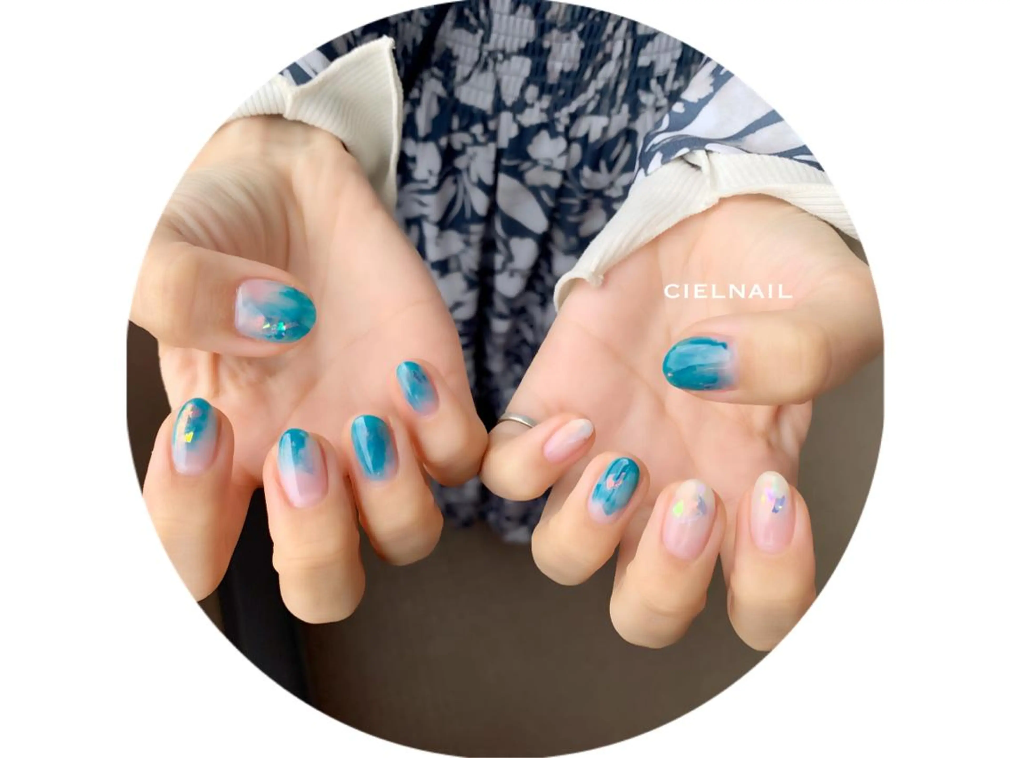 ミディアム cielnail 祇園のネイルデザイン