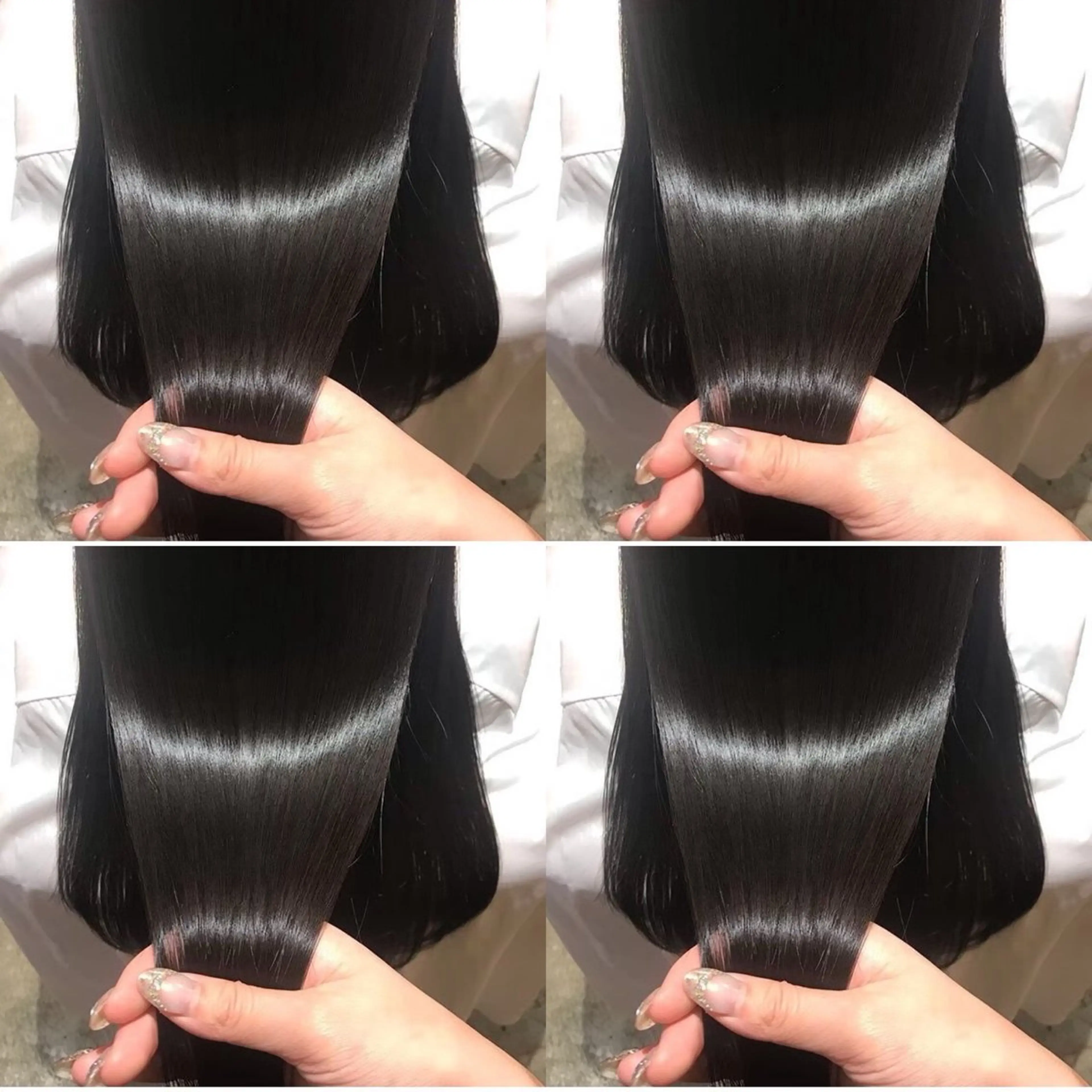 ロング カラー ダークグレー 髪質改善 カット ヘアカラー トリートメント 韓国レイヤー ×髪質改善✨純大のヘアスタイル