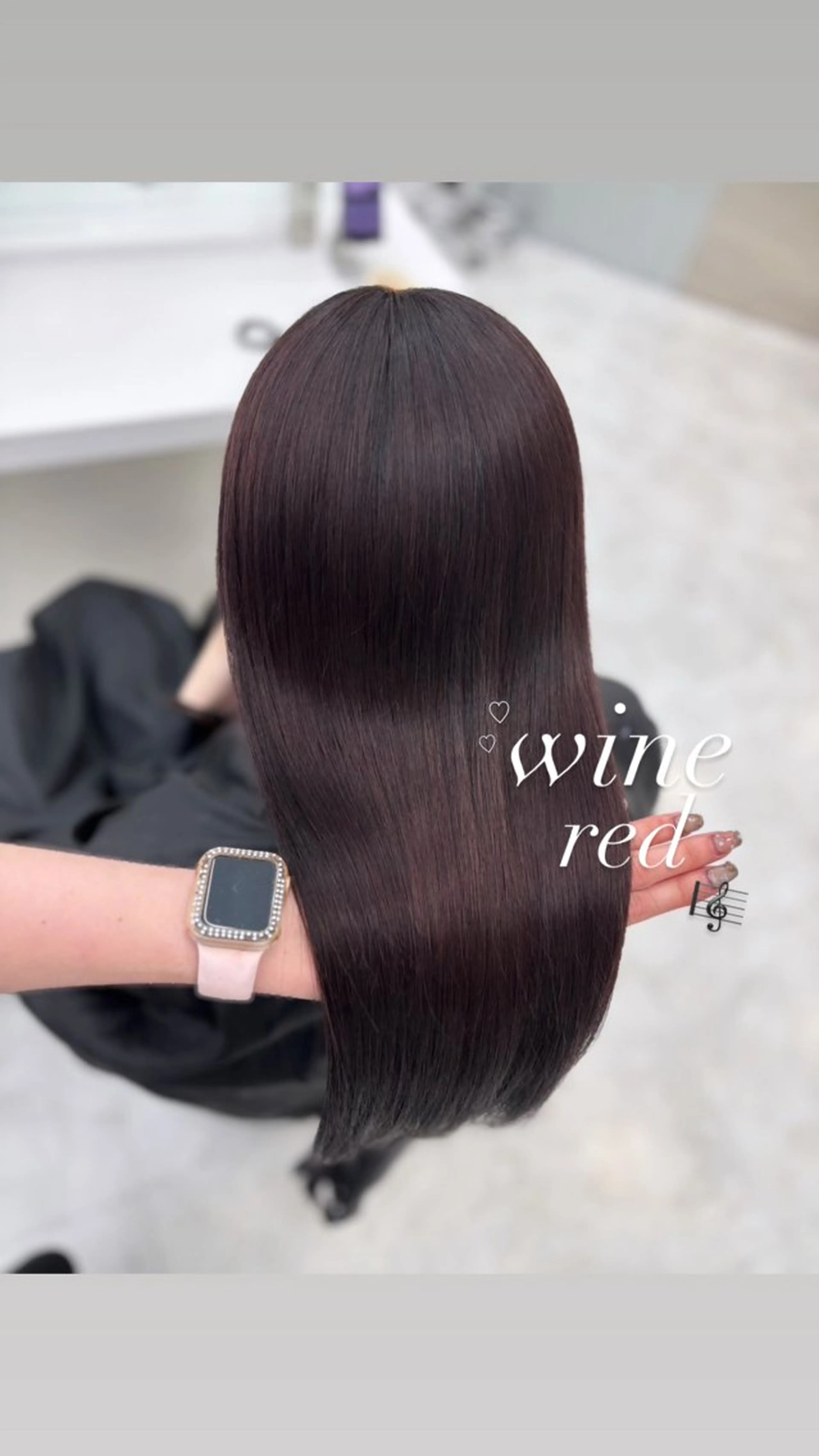セミロング ヘアカラー トリートメント ヘッドスパ ヘアセット Hina🎀♡ 暖色/縮毛のヘアスタイル