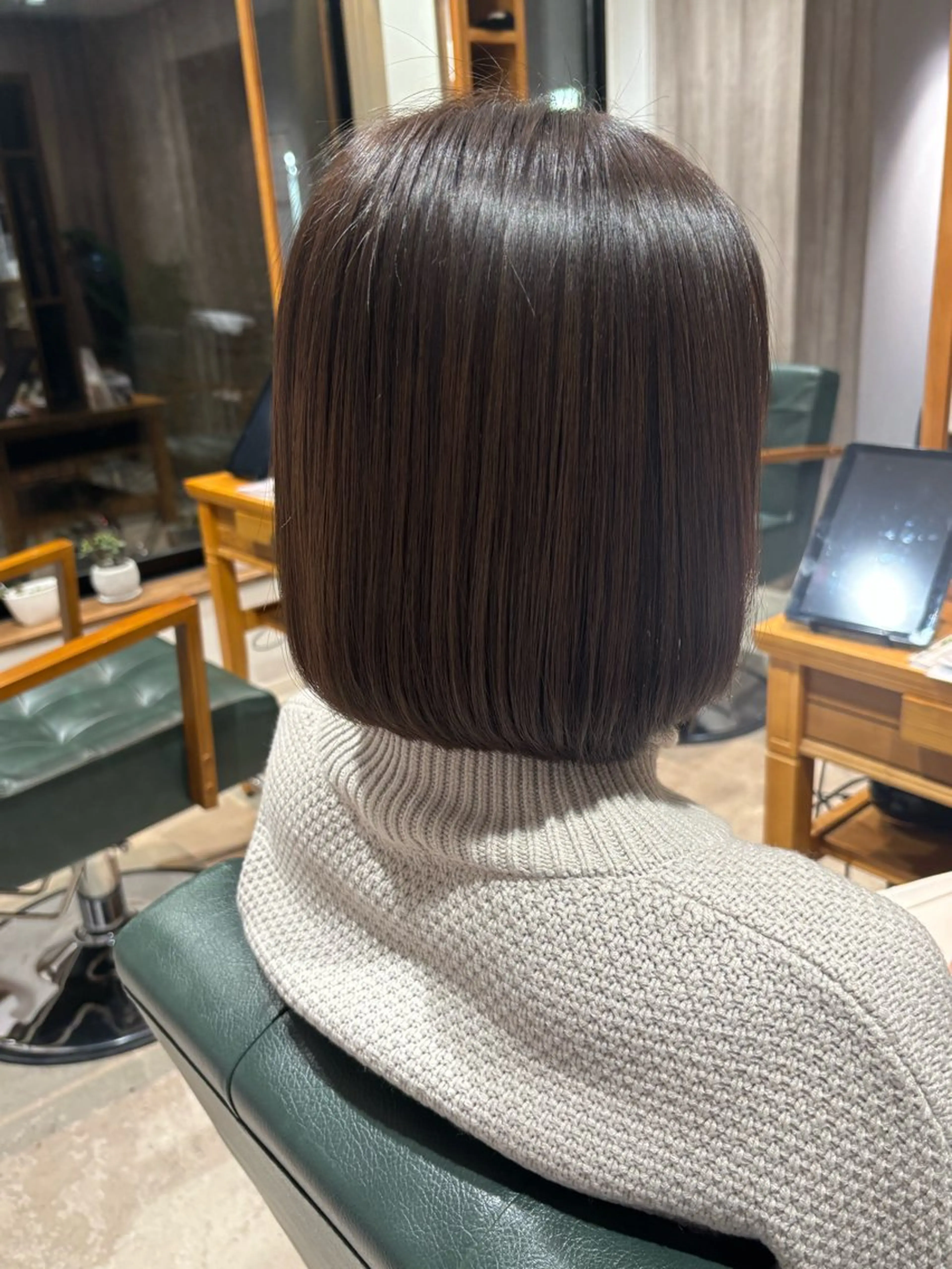 ミディアム カット 縮毛矯正 トリートメント 🩶美髪矯正 笹沼　陸矢🩶のヘアスタイル