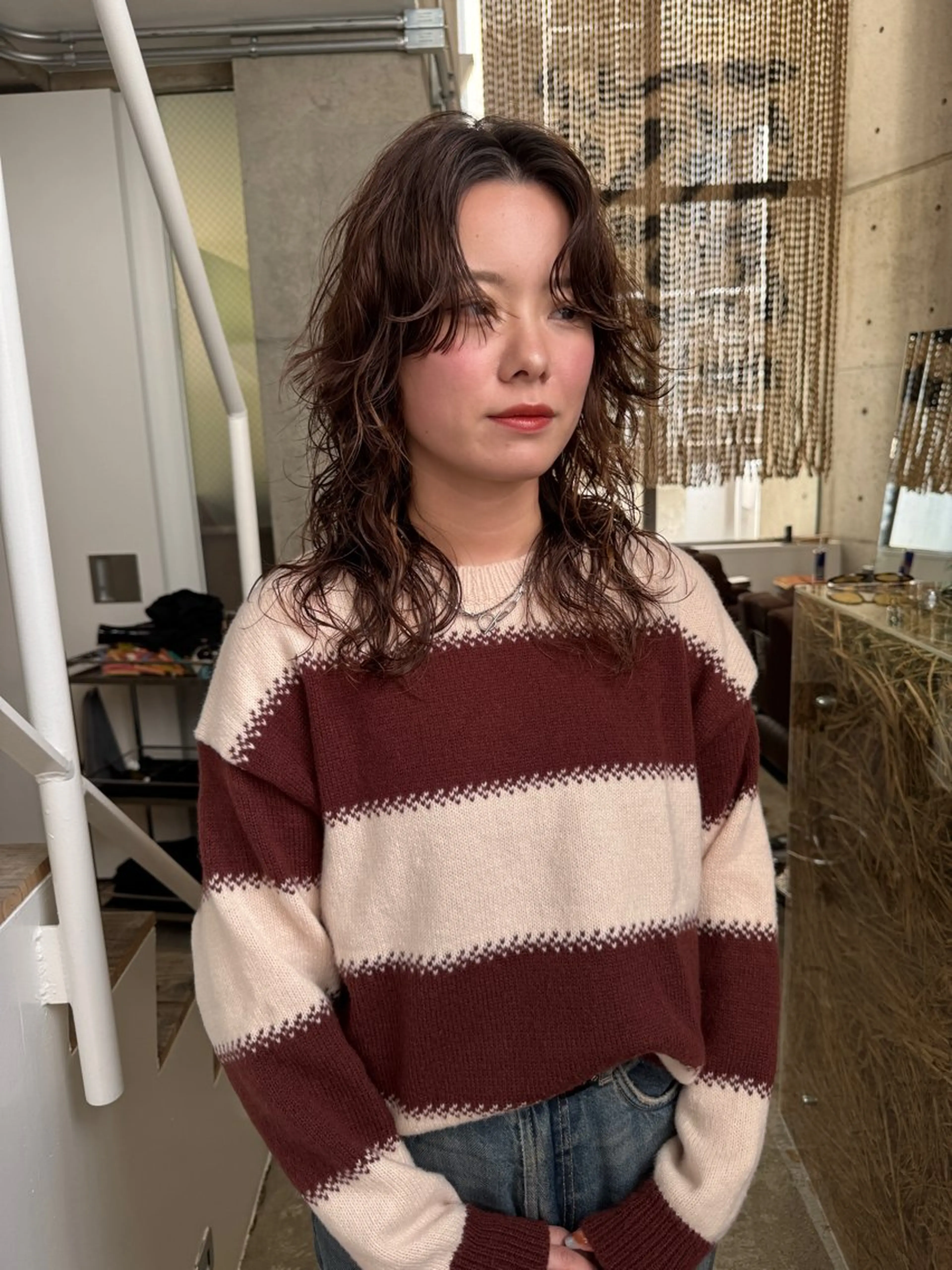 ロング パーマ レイヤーカット 実力派スタイリストの 完全無料パーマのヘアスタイル