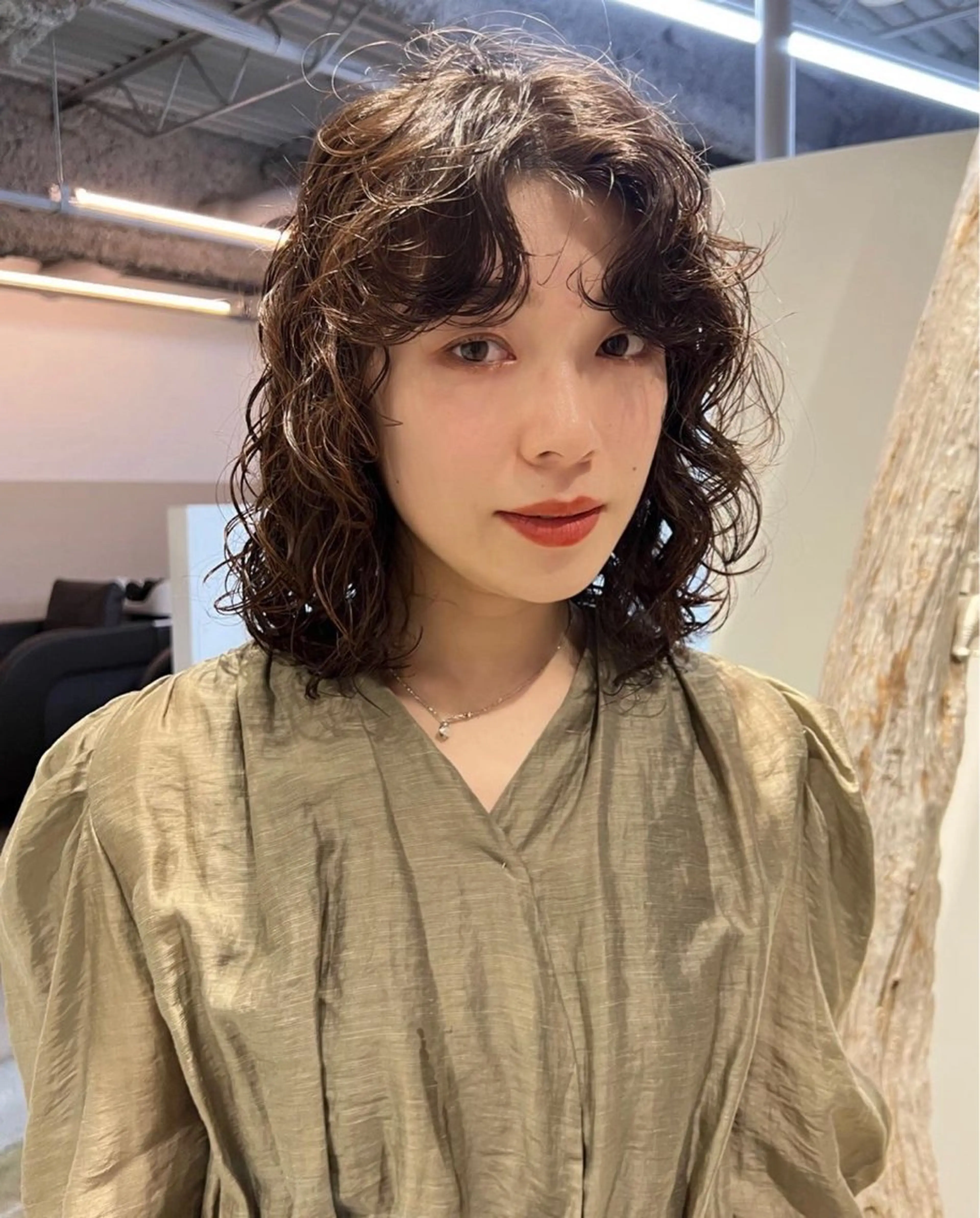 ミディアム パーマ tricca daikanyama所属・レイヤーカット/ボブ ❄️長尾朋弥❄️のヘアスタイル