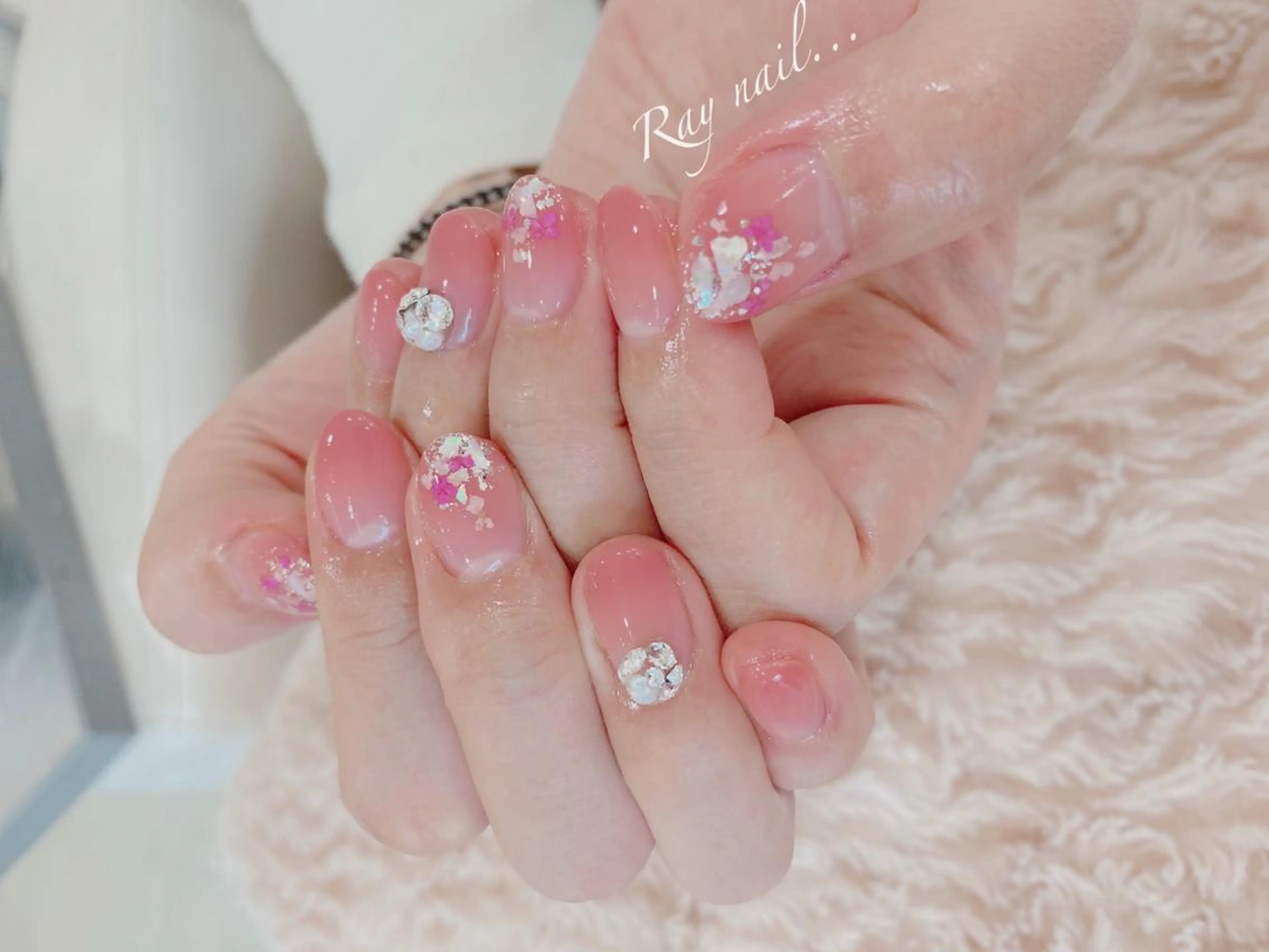 ネイル ブライダルネイル ハンドネイル フットネイル nail salon  ∞ mikanal ∞所属・nailsalon ∞ ﾐｶﾅﾙ ∞のネイルデザイン