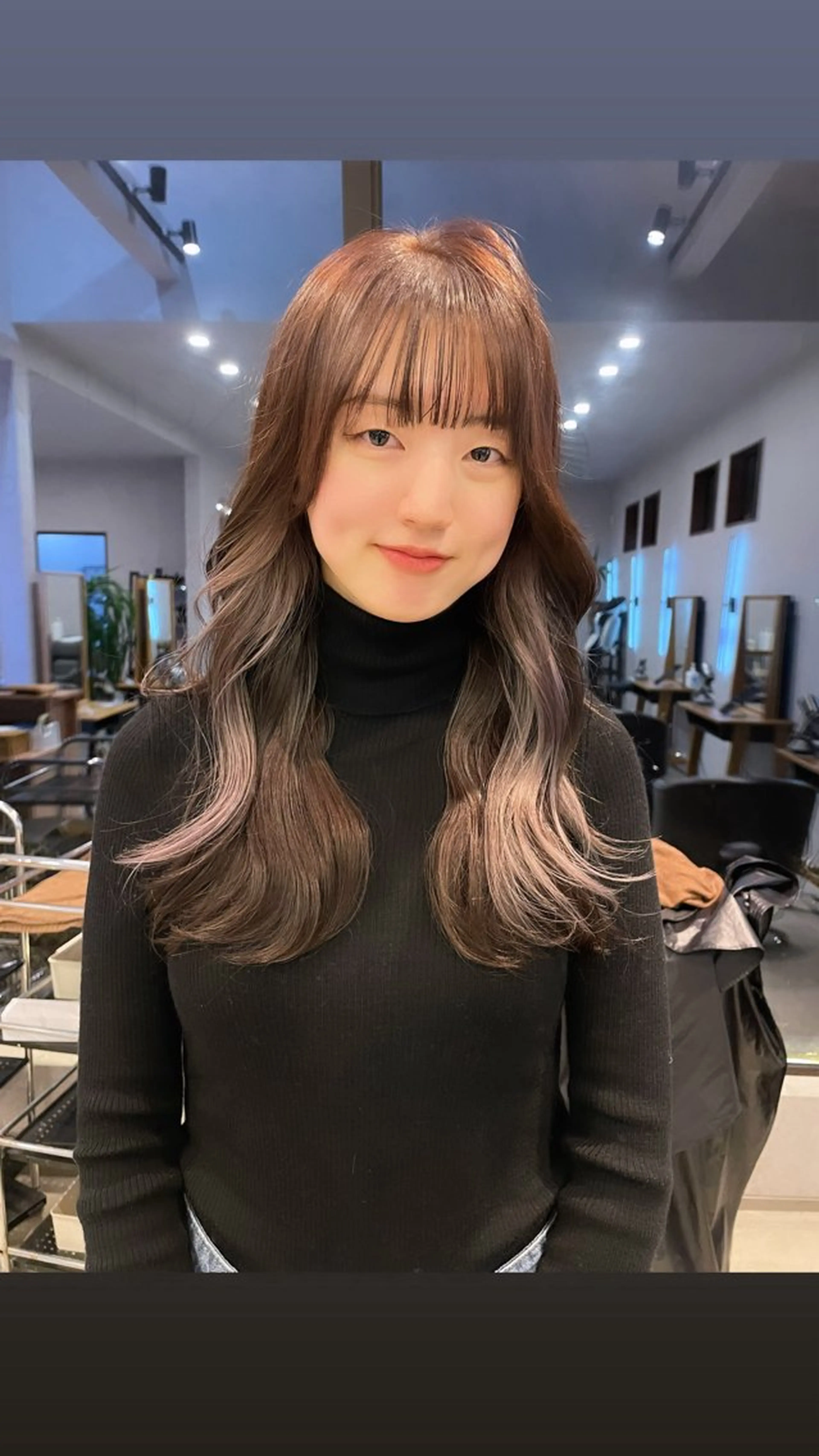 ロング カラー インナーカラー ヘアカラー 透明感カラー/ボブ misaki °＊のヘアスタイル