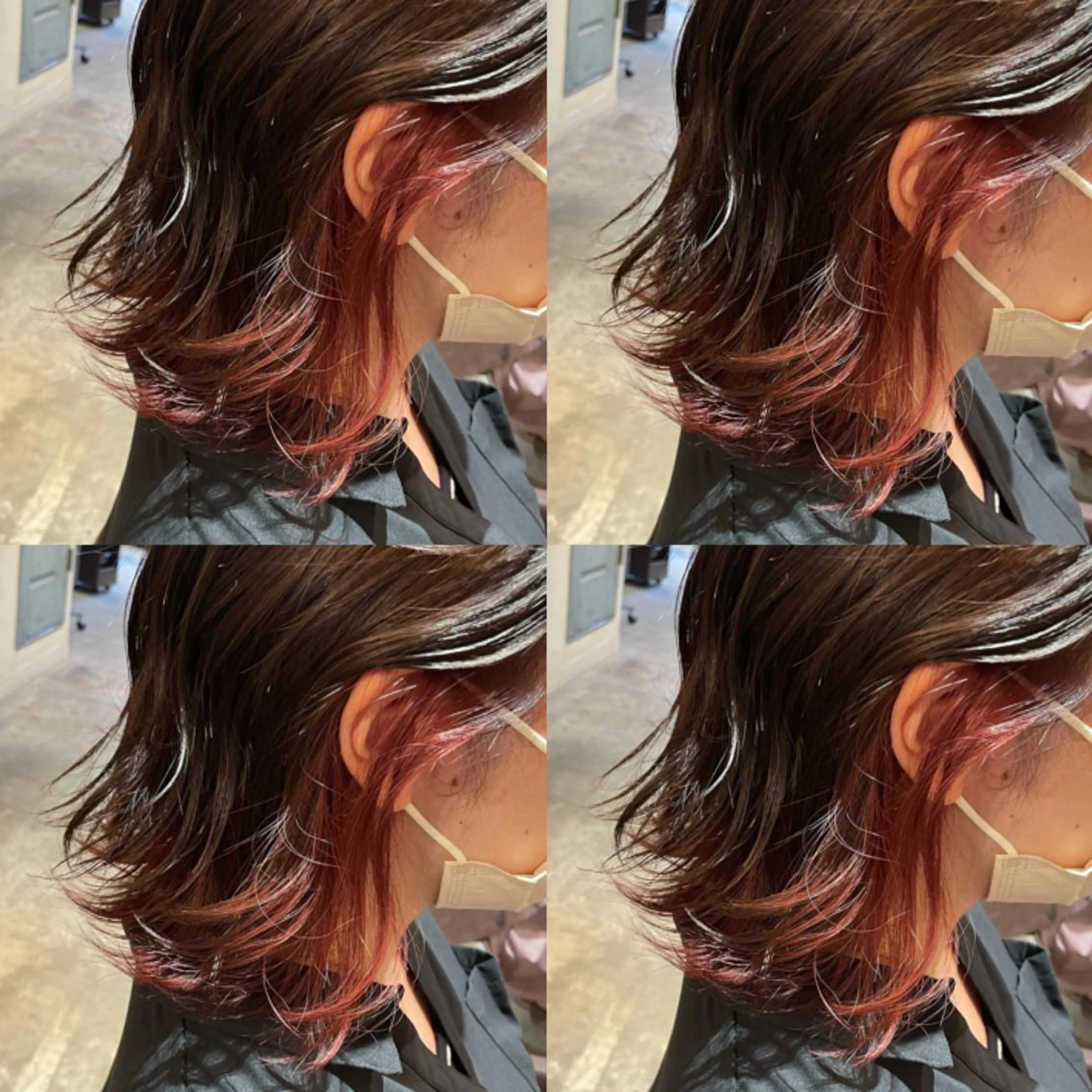 ミディアム カラー 艶カラー🦋髪質改善 🫧MINAMIのヘアスタイル