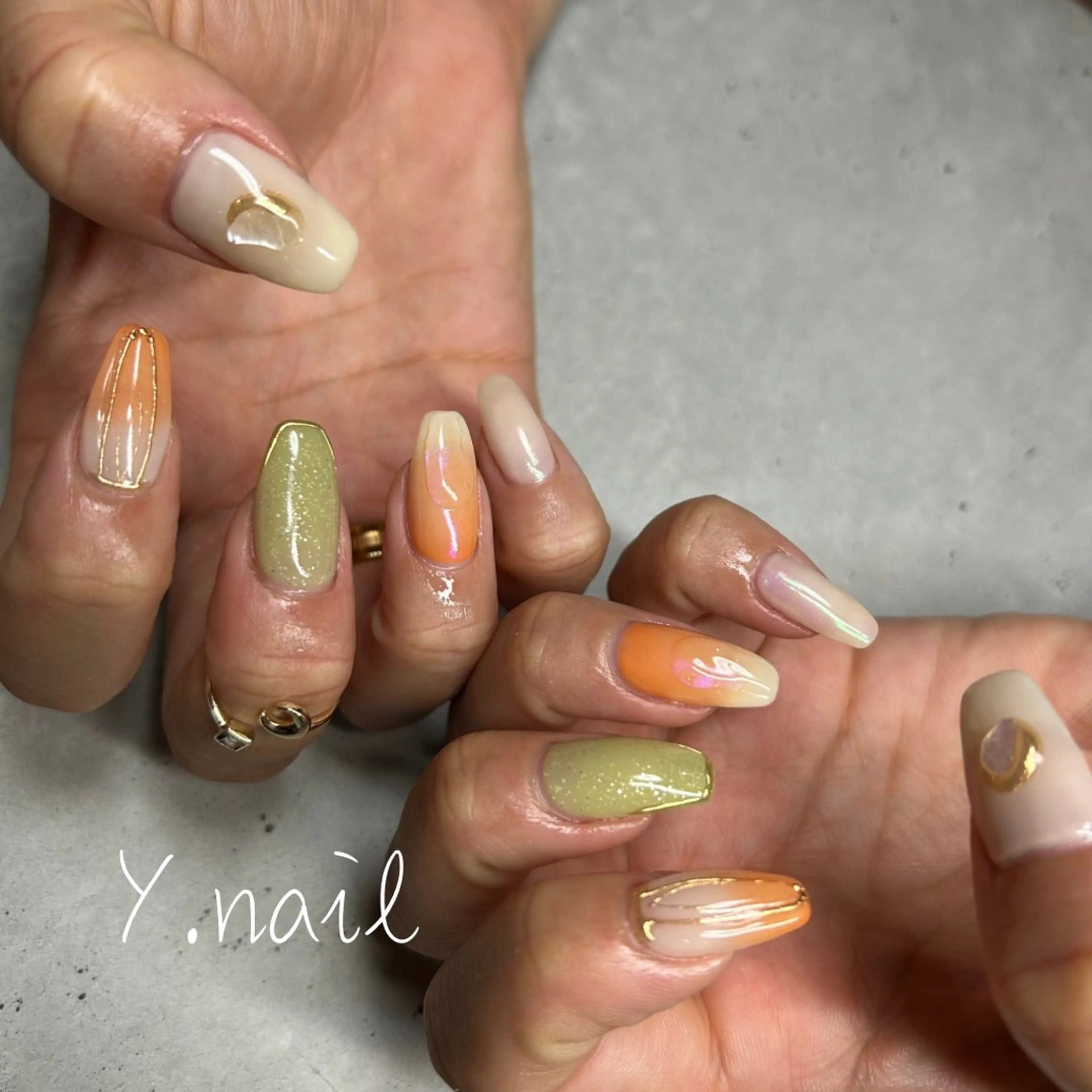 ネイル ハンドネイル Y. nailのネイルデザイン
