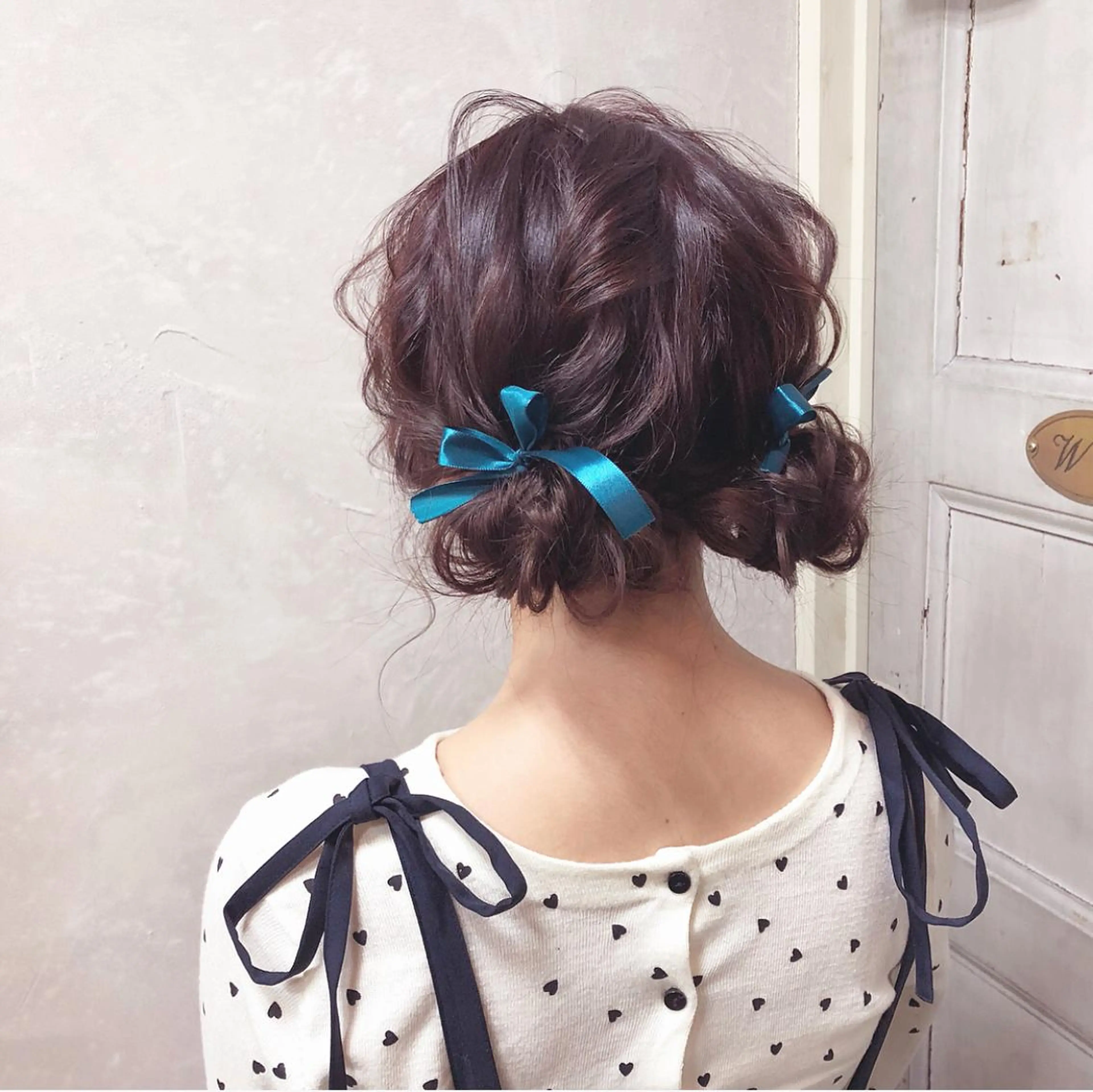 ミディアム カラー ヘアアレンジ ラベンダーカラー autre所属・大久保 ひでなりのヘアスタイル