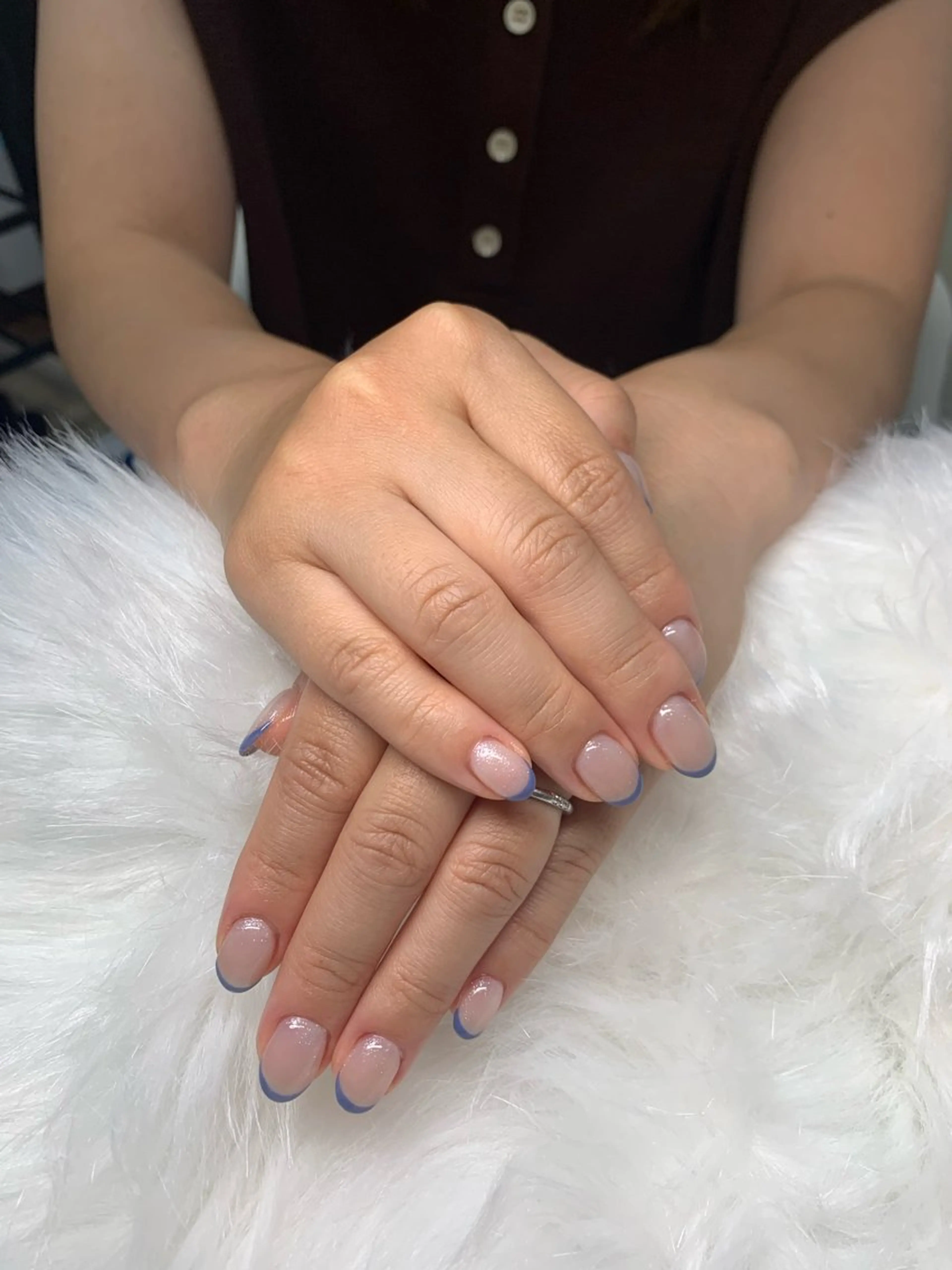 ネイル アートネイル チークネイル 長さ出し フットネイル フレンチネイル Lily nails studio所属・Lily nails studioのネイルデザイン
