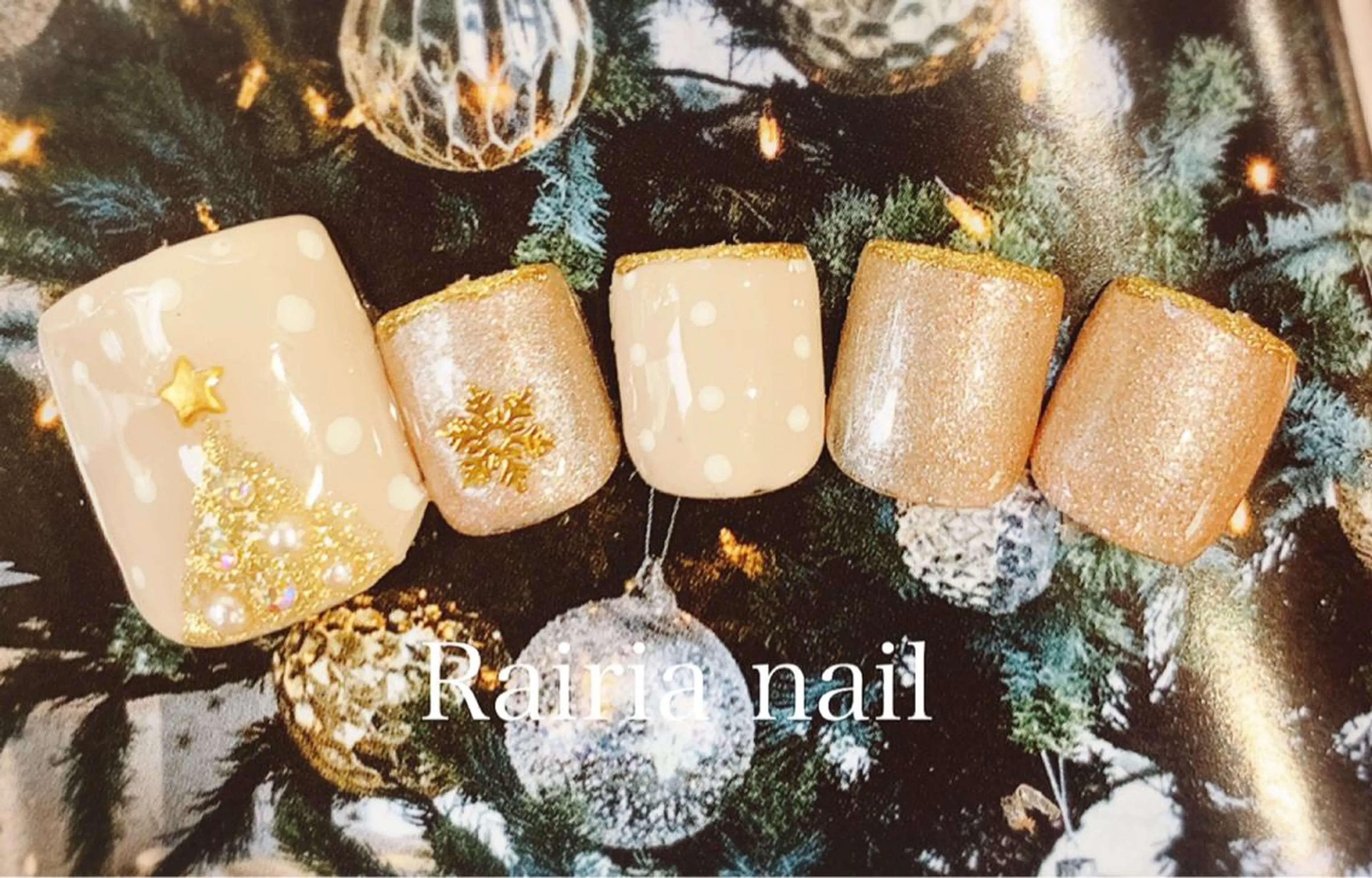 ネイル アートネイル ジェルネイル パラジェル 冬ネイル Rairia nail本八幡店のネイルデザイン