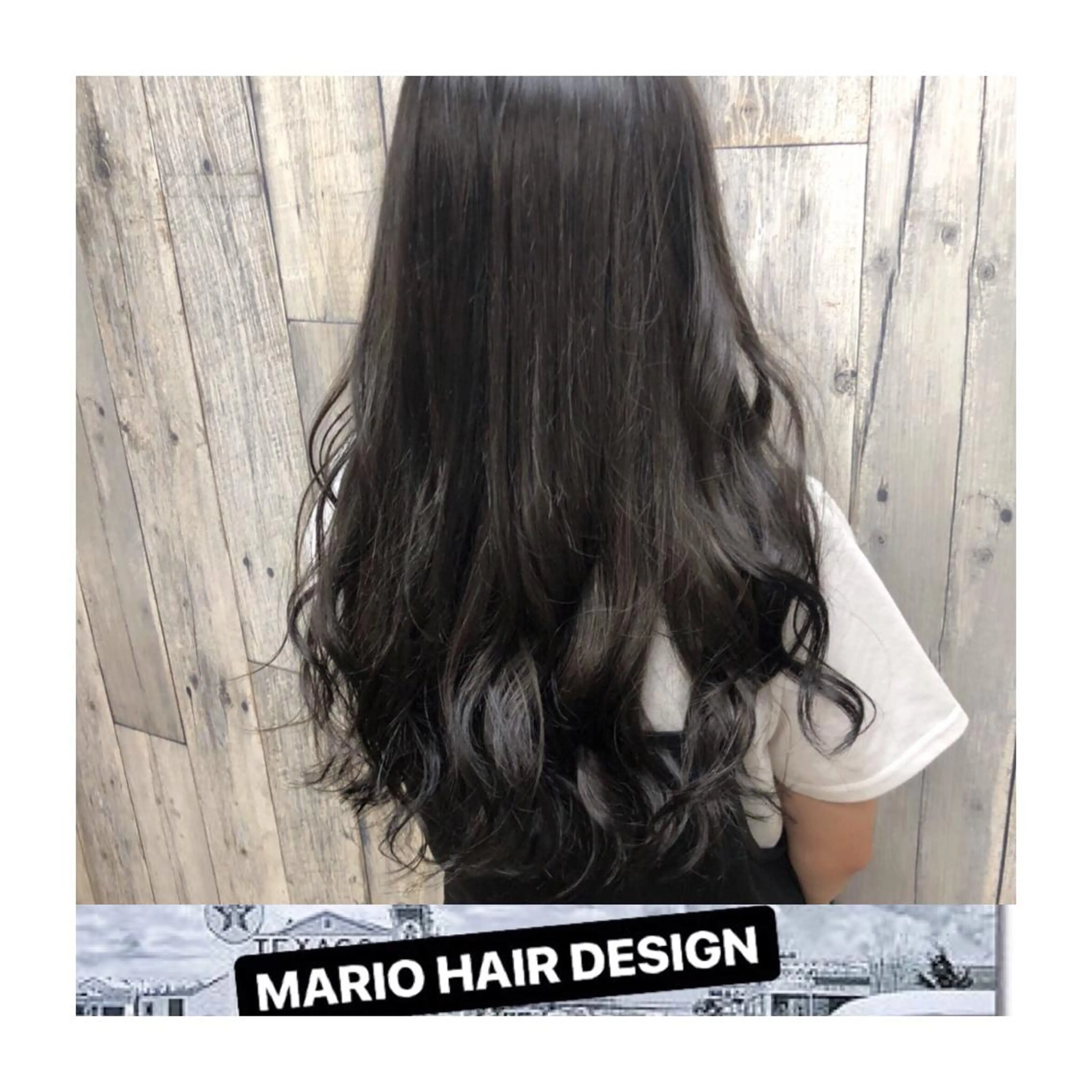 ロング カラー パーマ ヘアアレンジ メンズ キッズ 透明感カラー ダークグレー ダークグレージュ グレージュ Forest. -髪質改善-のヘアスタイル