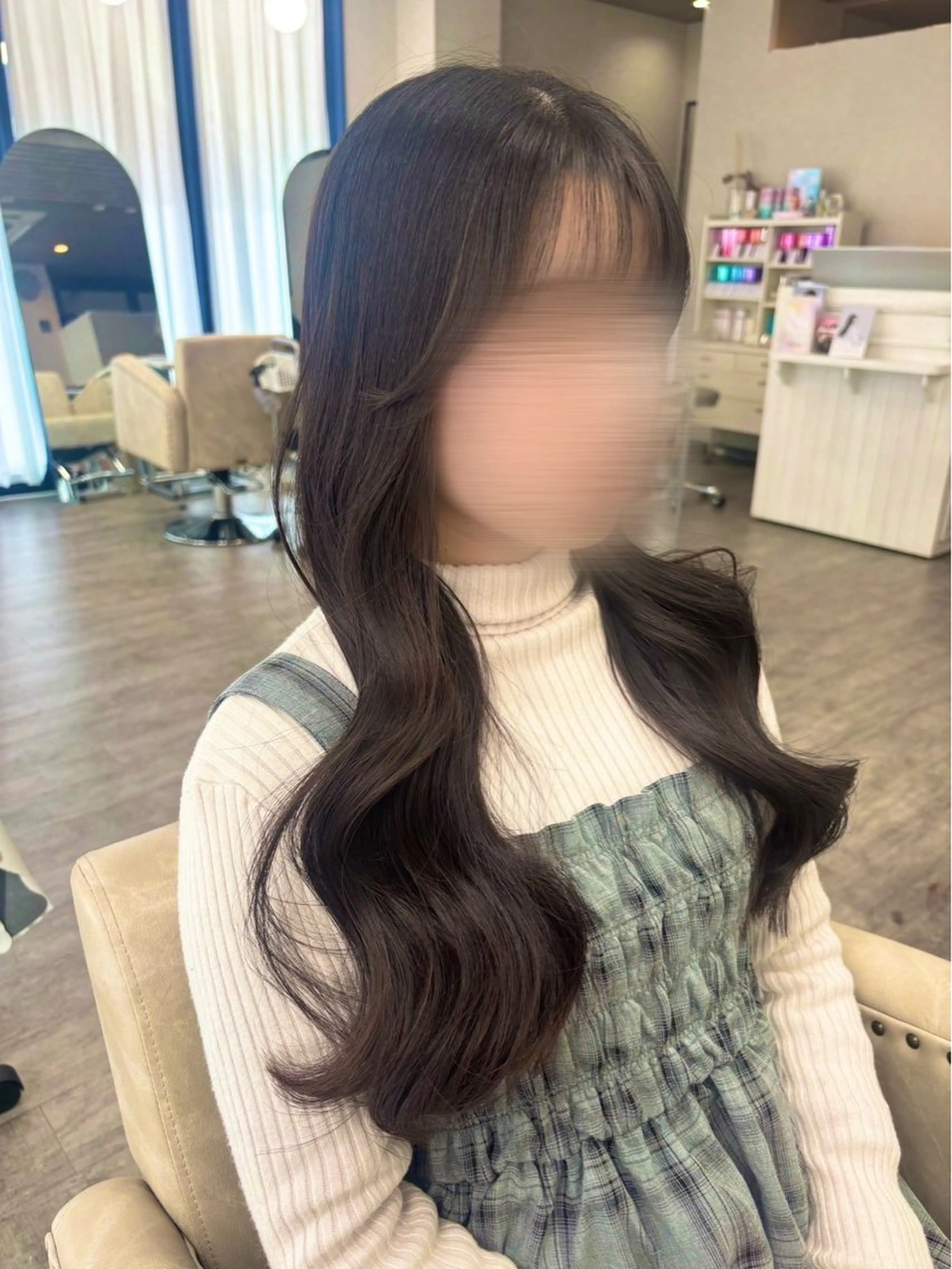 ロング カラー 韓国風カラー✄ カズホのヘアスタイル